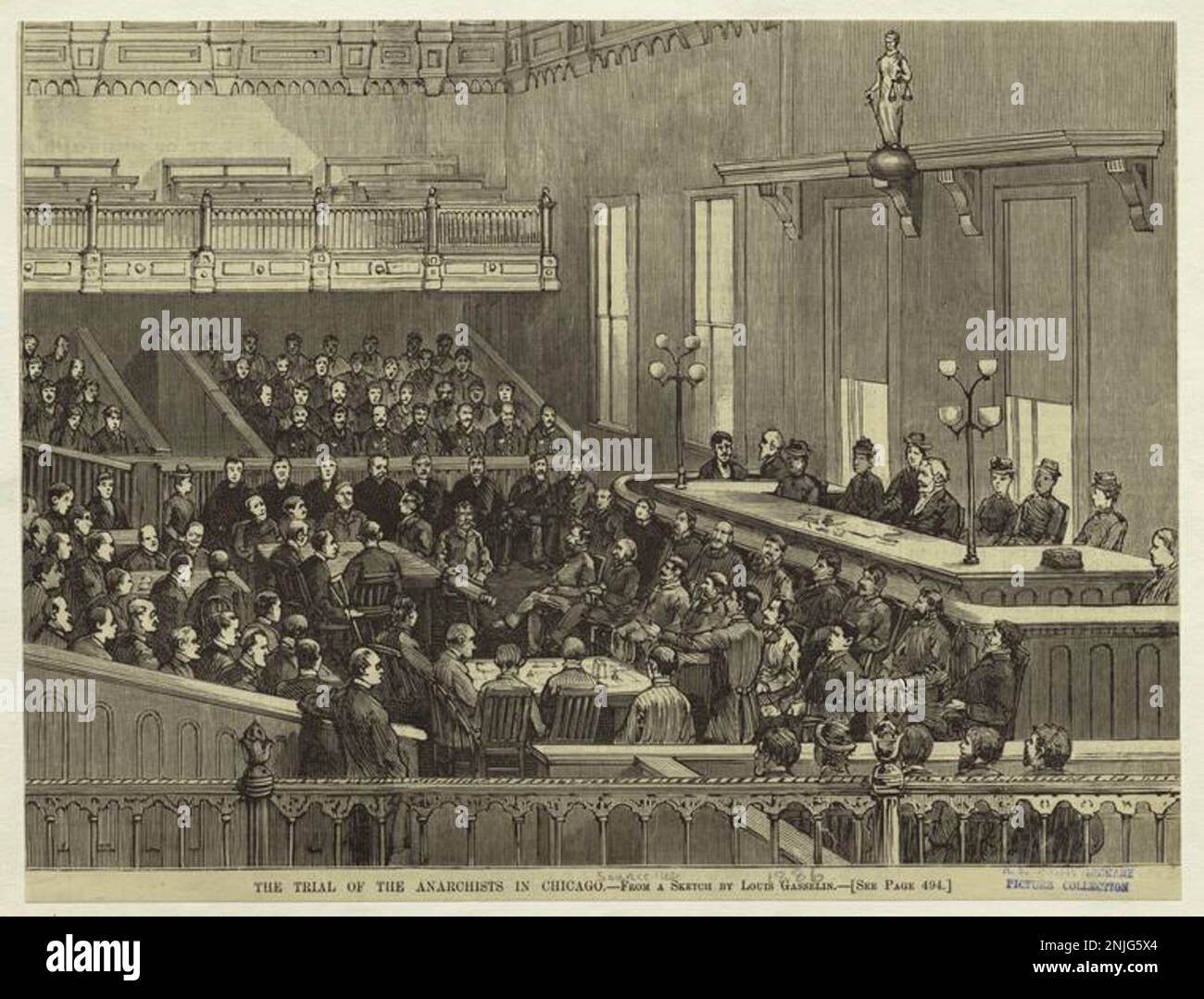 La vicenda Haymarket Foto Stock