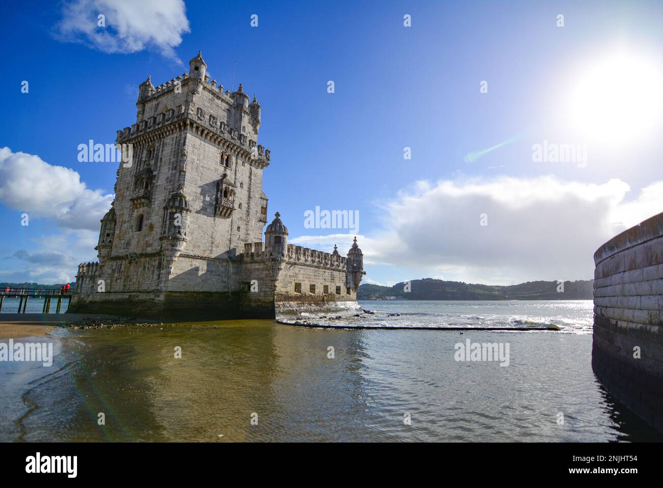 Torre Belém Lisbona Portogallo Foto Stock