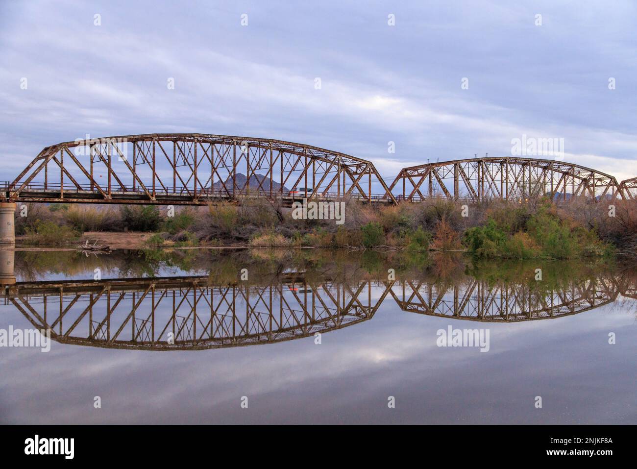 Gillespie Dam Bridge Foto Stock