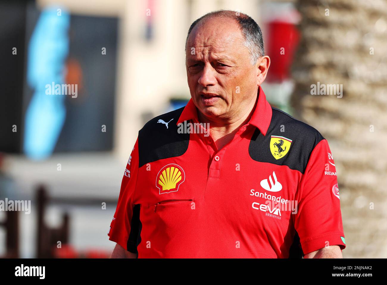 Sakhir, Bahrein. 23rd febbraio 2023. Frederic Vasseur (fra) Ferrari Team Principal. Test di Formula uno, giorno uno, giovedì 23rd febbraio 2023. Sakhir, Bahrein. Foto Stock