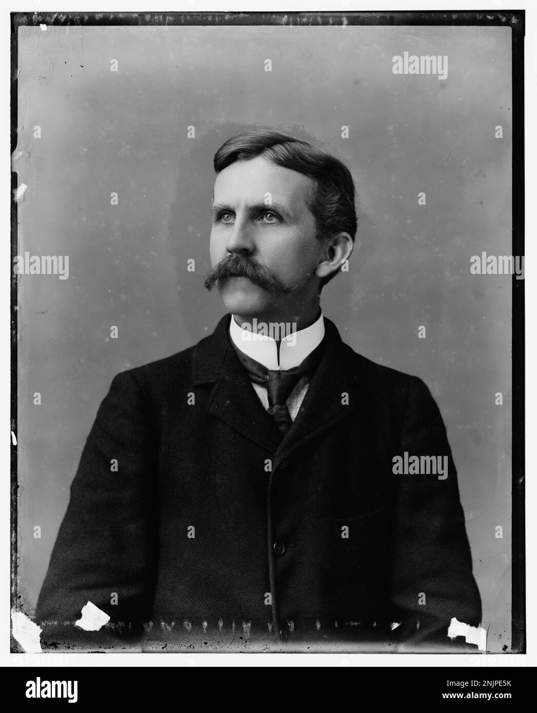 Ritratto di M.B. Bean, una figura associata alla Commissione ittica degli Stati Uniti. L'immagine fa parte della Library of Congress Brady-Handy Collection, che mostra una figura chiave nella gestione della pesca americana. Foto Stock