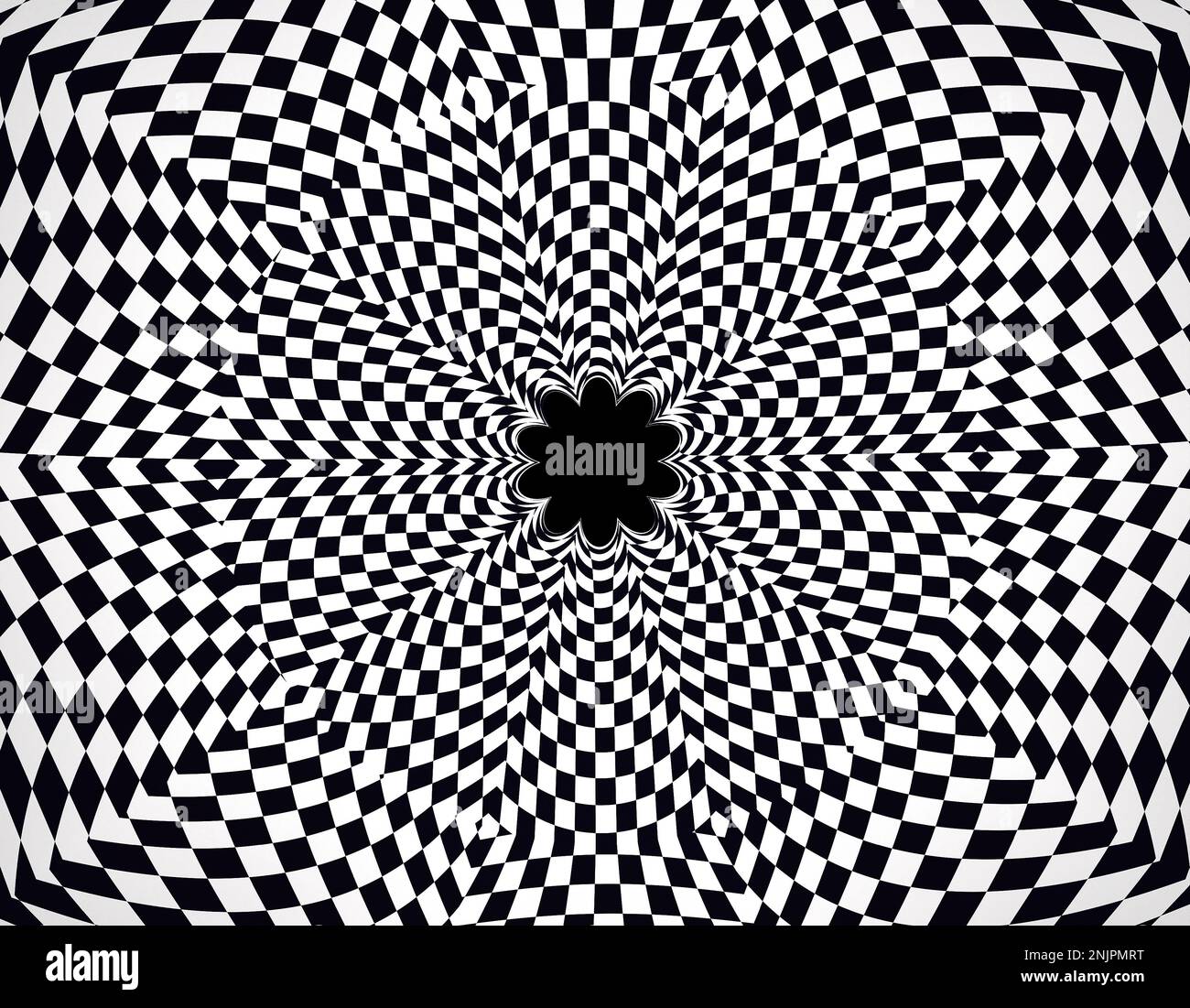 Illusione ottica Foto Stock