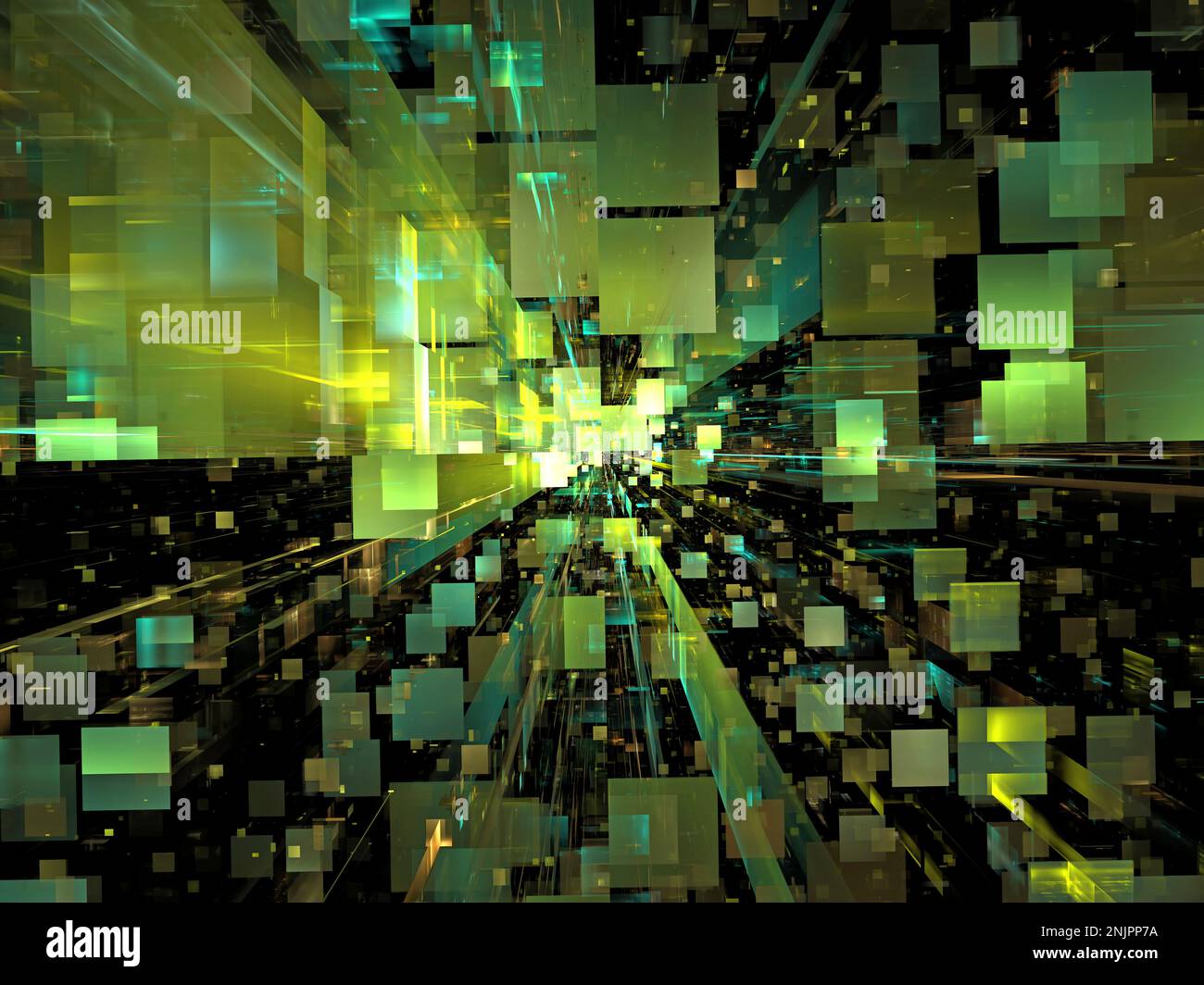 strutture grafiche tridimensionali per i temi della tecnologia, della comunicazione, dell'informazione digitale Foto Stock