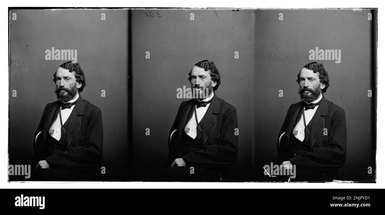James Hepburn Campbell, un diplomatico statunitense, è stato ministro in Svezia dal 1864 al 1867. Nominato dal presidente Abraham Lincoln, il mandato di Campbell giocò un ruolo nelle relazioni tra Stati Uniti e Svezia durante l'era della guerra civile. Foto Stock