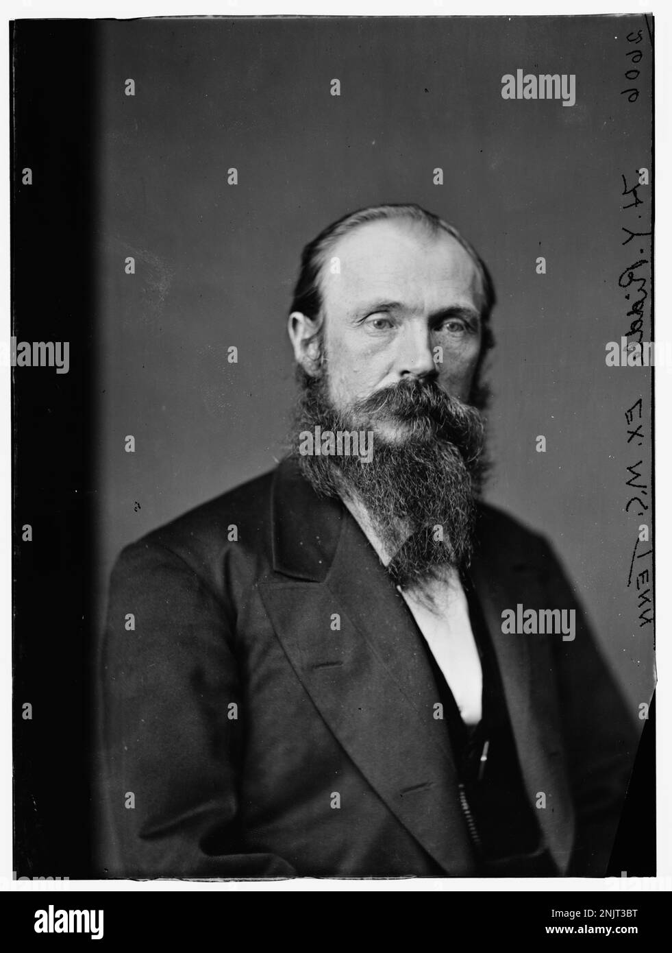 Haywood Yancey Riddle, un soldato dell'esercito confederato nel 1861, in seguito servì nello staff dei generali Wright e Mackall durante la guerra civile. Foto Stock