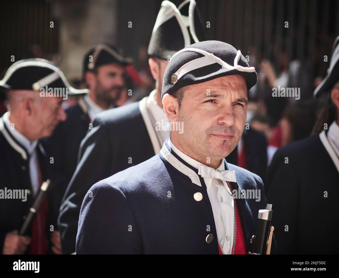 A member of the band of cornets and timpani of the City Council of ...