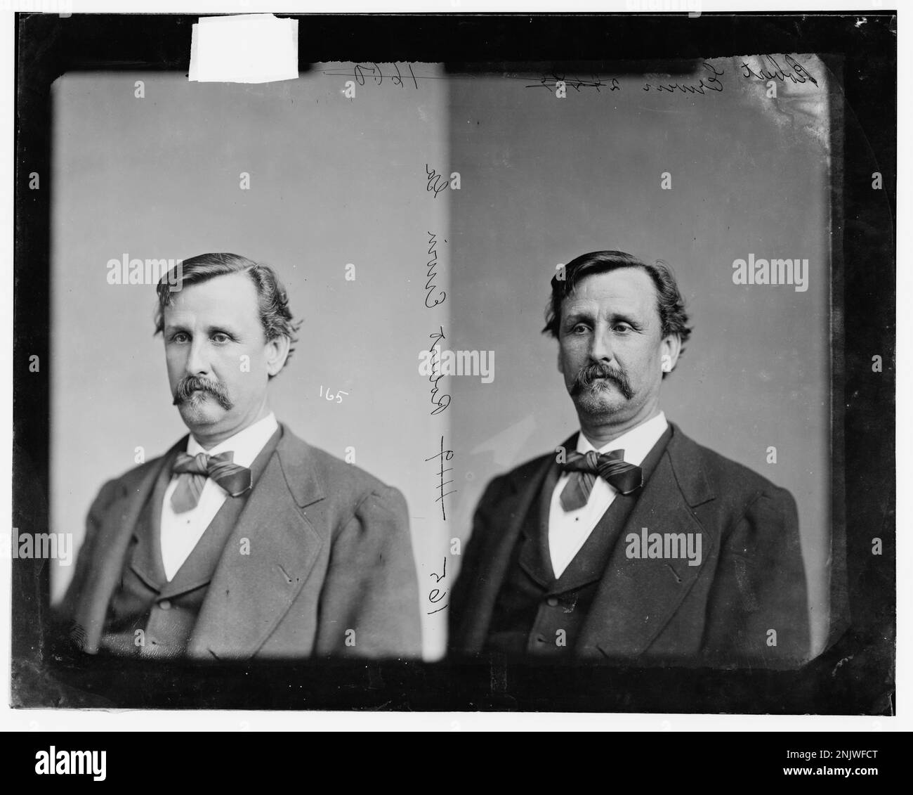 Ritratto dell'onorevole Robert Irwin, un politico statunitense della Georgia. Questa immagine fa parte della Brady-Handy Collection della Biblioteca del Congresso. Foto Stock