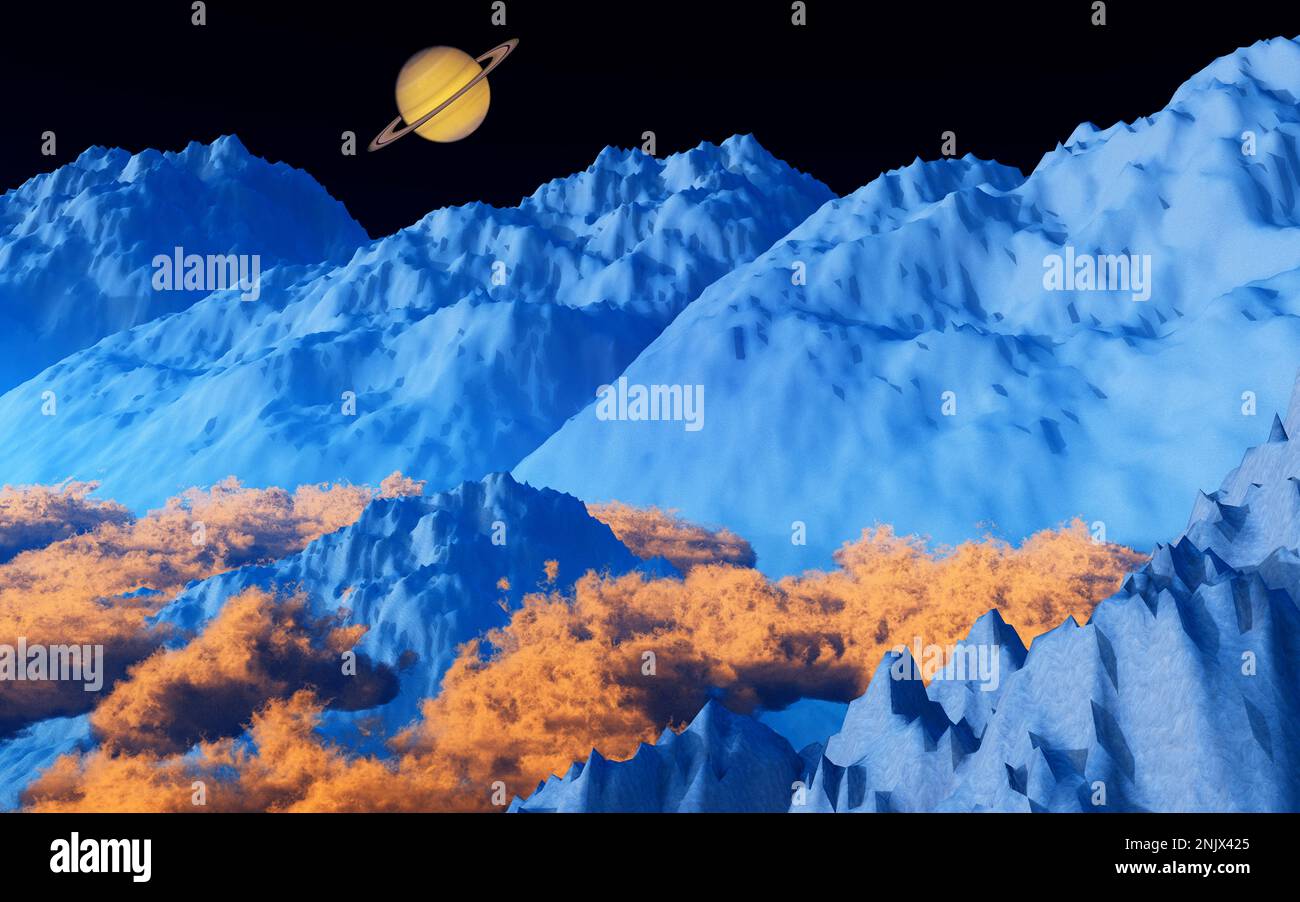 Pianeti extrasolari Foto Stock