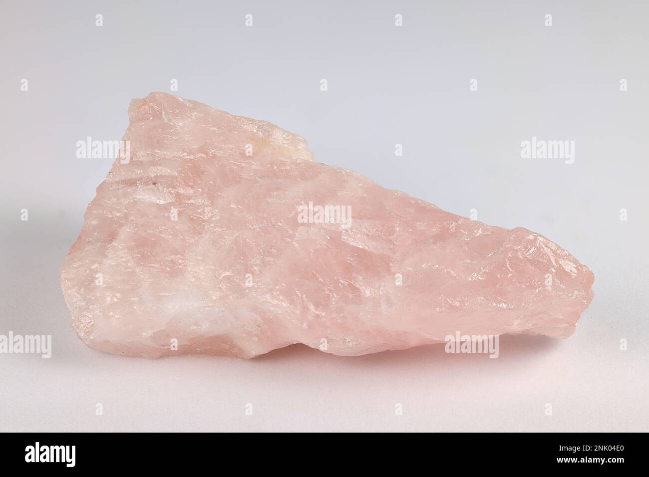 Quarzo rosa, campioni rosa del quarzo minerale Foto Stock