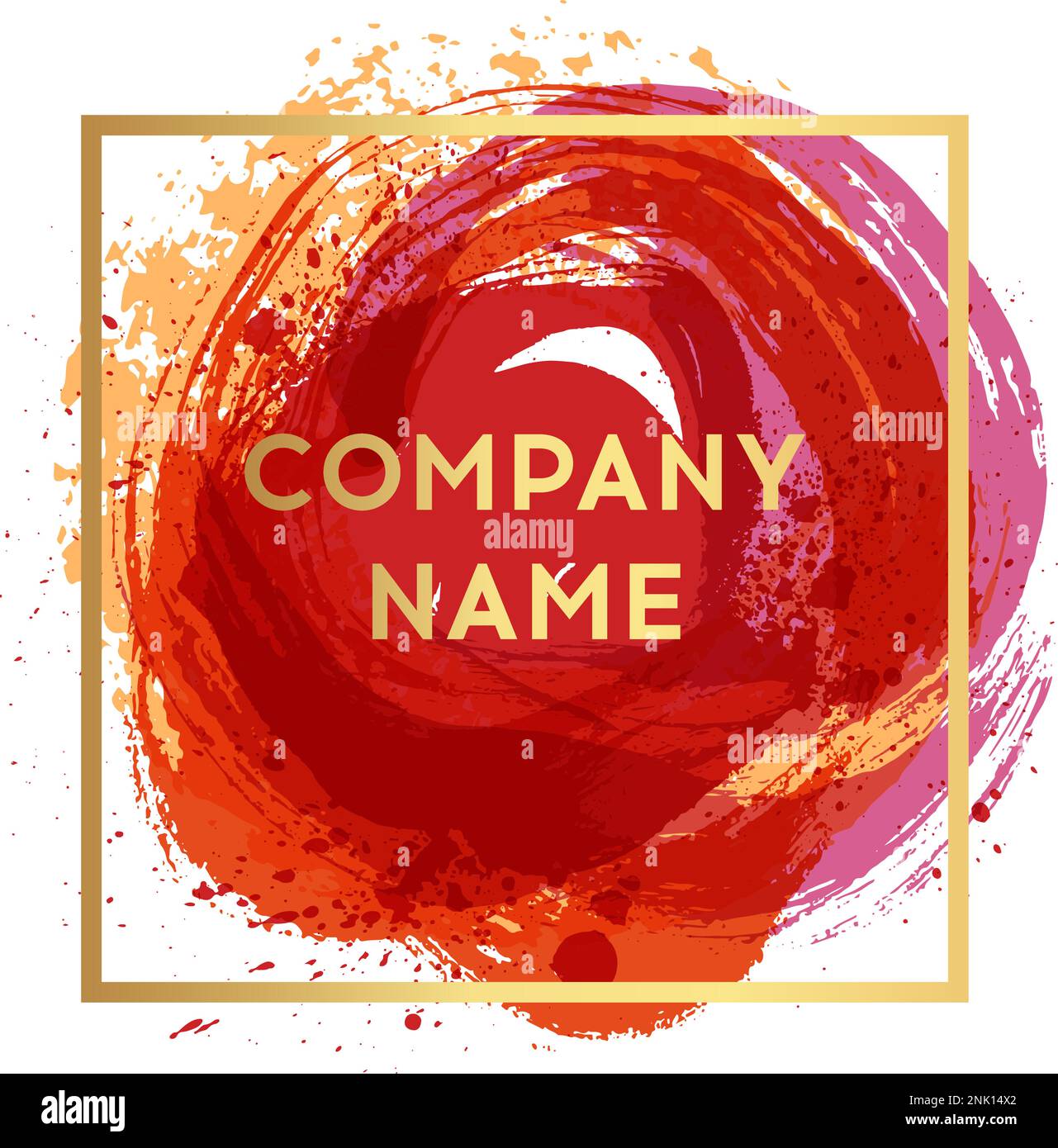 Sfondo acquerello vettoriale. Vera texture acquerello. Spruzzi di acquerello e texture puntini. Sfondo artistico disegnato a mano. Stocchi di vernice. Spruzzi di vernice Illustrazione Vettoriale