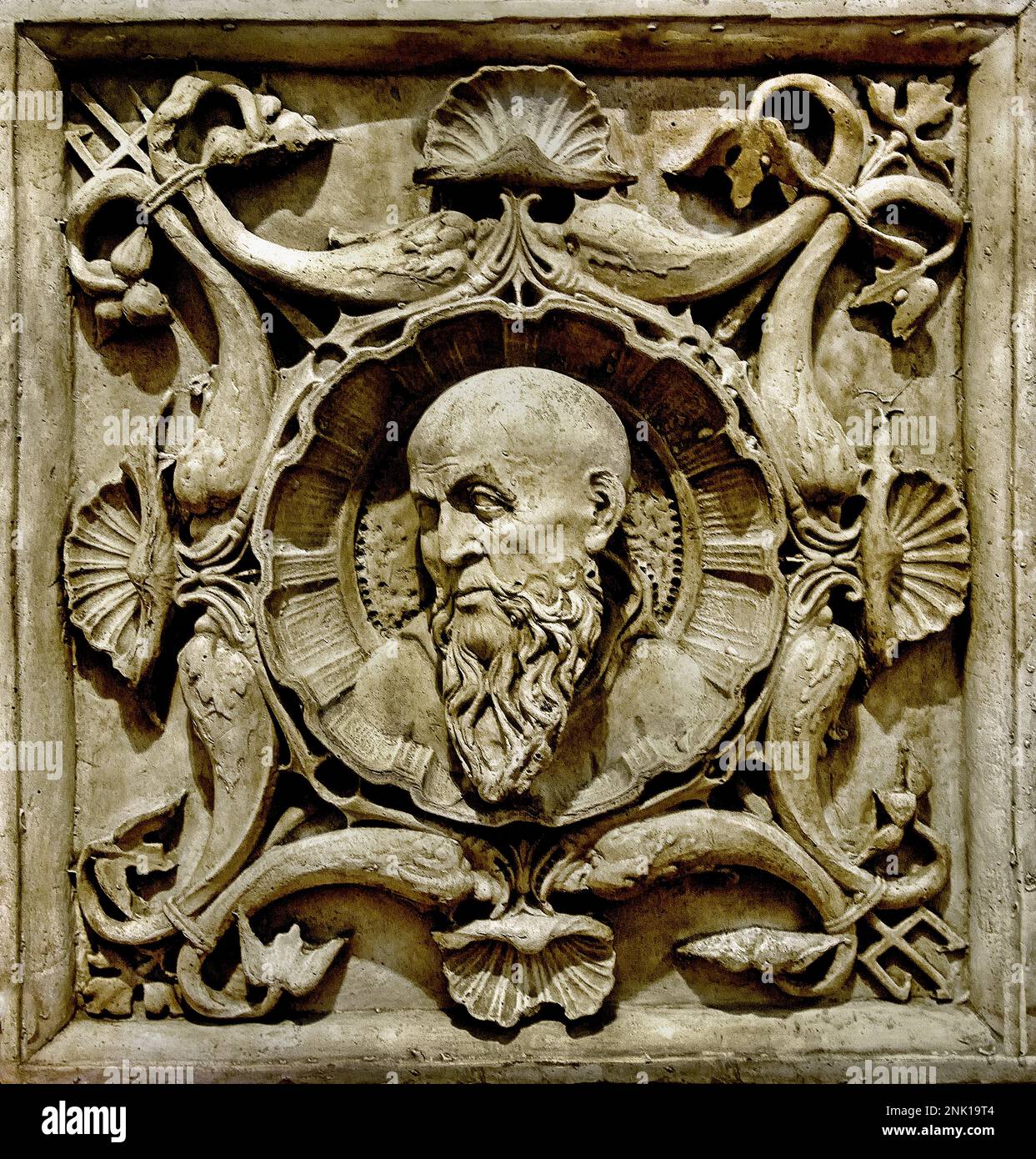 Certosa di Pavia 1396–1495 Monastero e complesso in Lombardia, Pavia, Italia. ( Ordine monastico, Carthusans, fondato da San Bruno, 1044 a Grande Chartreuse, i certosini conosciuti per il loro isolamento e ascetismo , la chiarezza della loro architettura, l'architettura della Certosa, il gotico, il Rinascimento, il manierismo, Barocco, ) Gian Galeazzo Visconti, commissionò l'edificio all'architetto Marco solari, Foto Stock