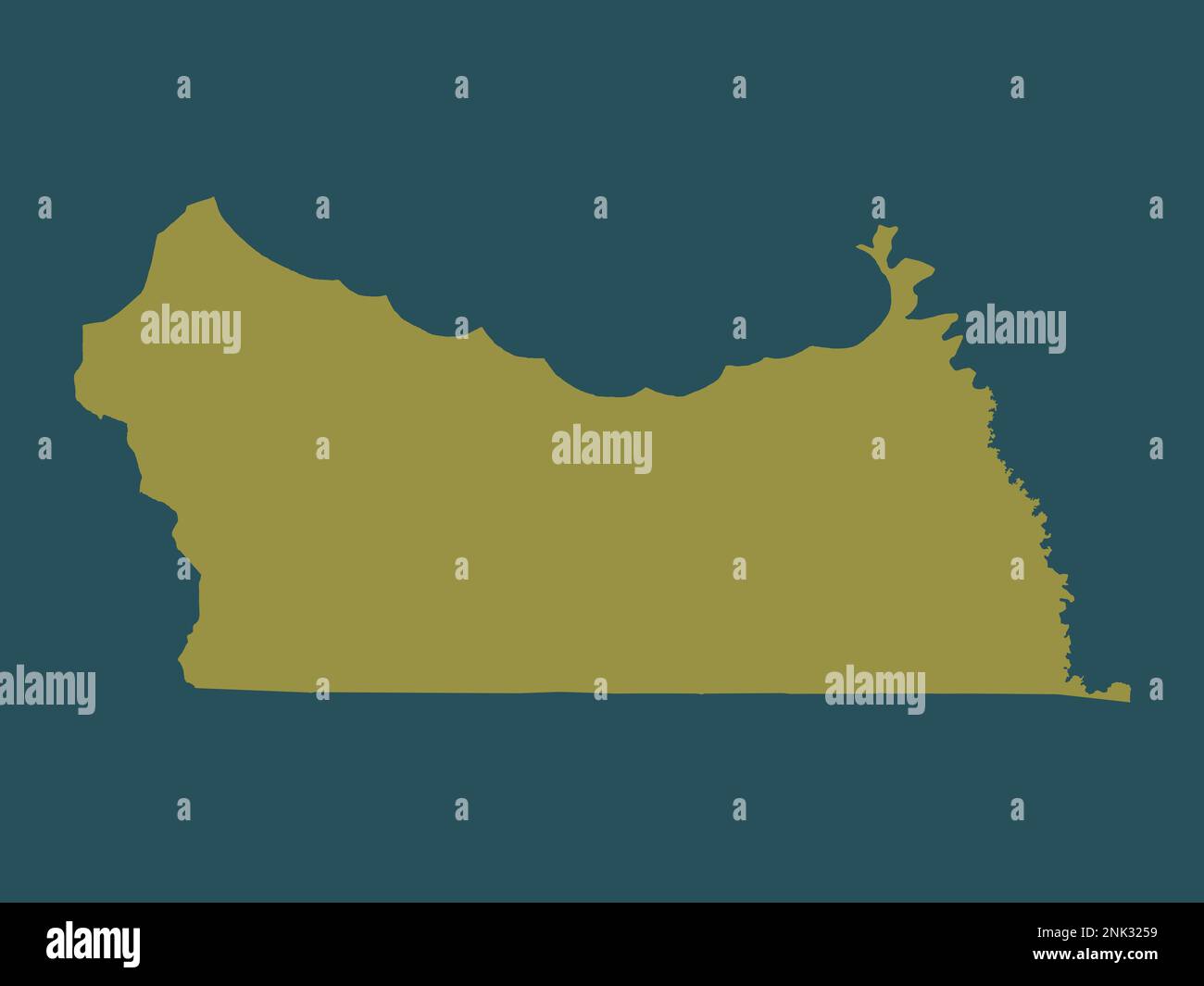 Kolda, regione del Senegal. Forma a tinta unita Foto Stock