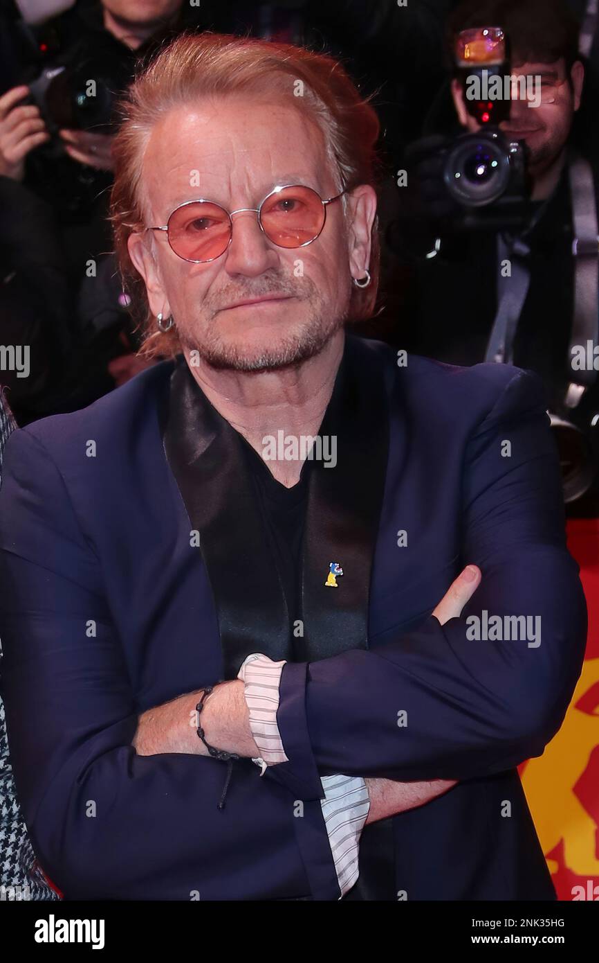 DEU, Deutschland, Berlino, 19,2.23, Berlinale Palast, Berlinale 2023, Paul David Hewson KBE aka Bono (Sänger der Band U2) Foto Stock