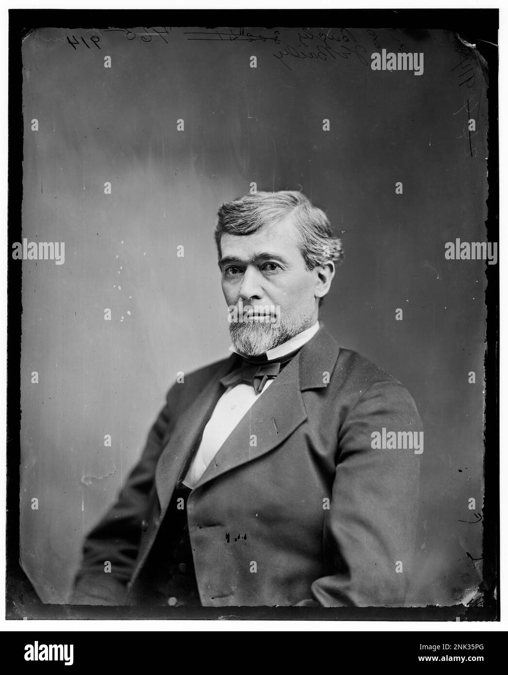 Un ritratto di James Edmund Bailey, colonnello della 49th Tennessee Infantry, Confederate States Army. Questa immagine fa parte della Brady-Handy Collection della Biblioteca del Congresso. Foto Stock