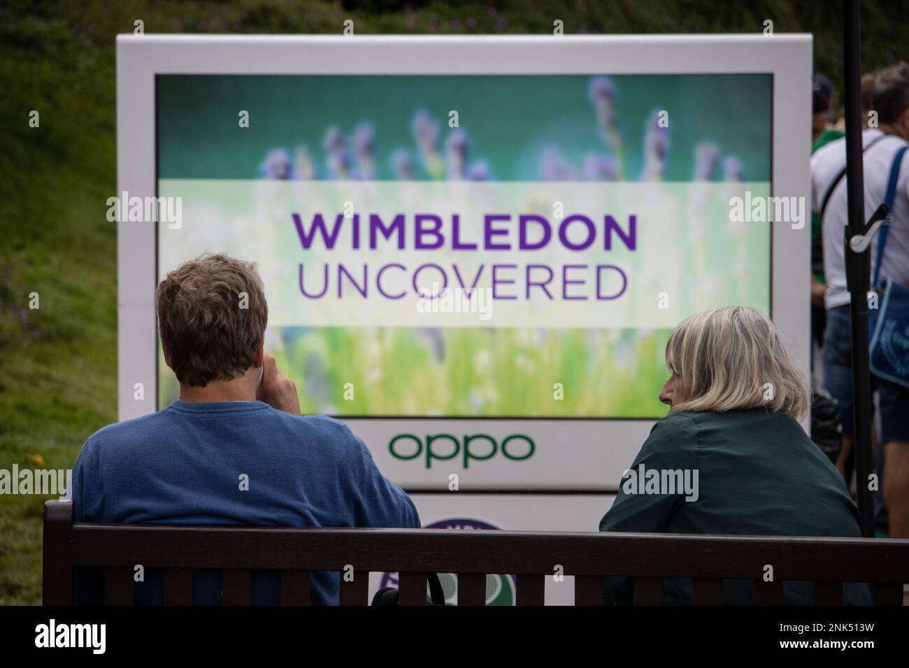 Wimbledon Tennis Championships 2022, Londra, SW19, Inghilterra, Regno Unito Foto Stock