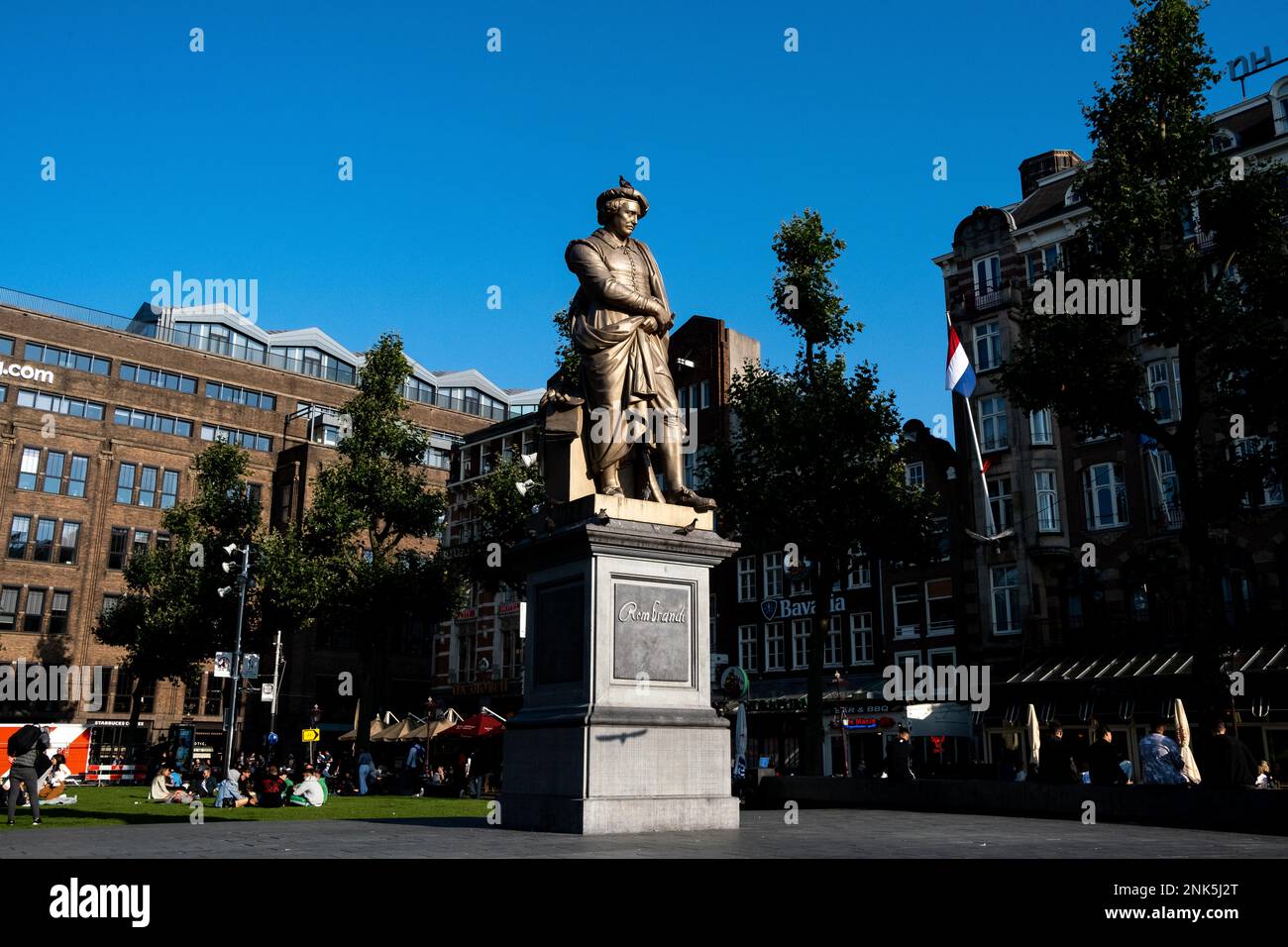 Paesi Bassi, Amsterdam il 2021-09-04. Turismo, scena di strada e vita quotidiana ad Amsterdam, capitale dell'Olanda. Fotografia di Martin Bertrand. Pays-Bas, Foto Stock