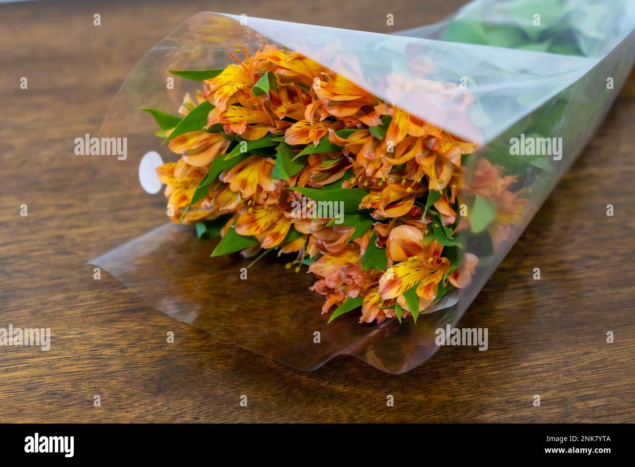 Bouquet di lecci dal negozio di alimentari. Foto Stock