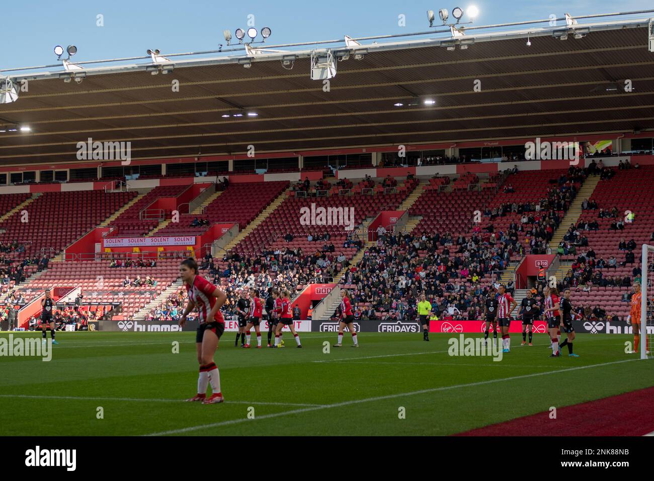 Southampton, Inghilterra 30 gennaio 2022. La Vitality Women's fa Cup Fourth Round match tra Southampton Women e Bristol City Women. Foto Stock