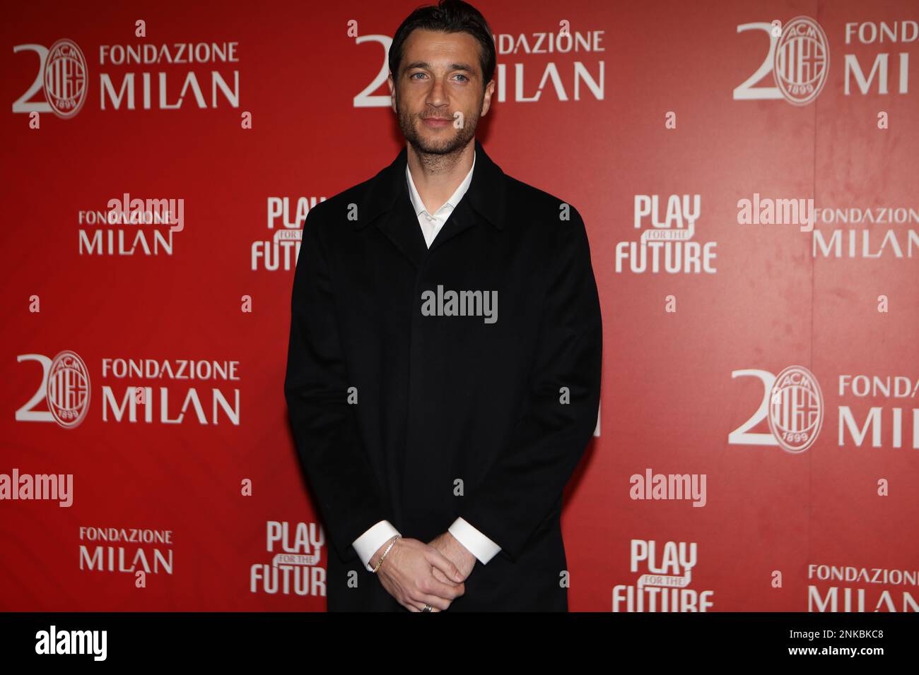 23 febbraio 2023, Milano, Lombardia, Italia: Antonio MIRANTE partecipa alla cena di Gala che si tiene per celebrare il 20th° anniversario della Fondazione Milano (Credit Image: © Mickael Chavet/ZUMA Press Wire) SOLO PER USO EDITORIALE! Non per USO commerciale! Foto Stock