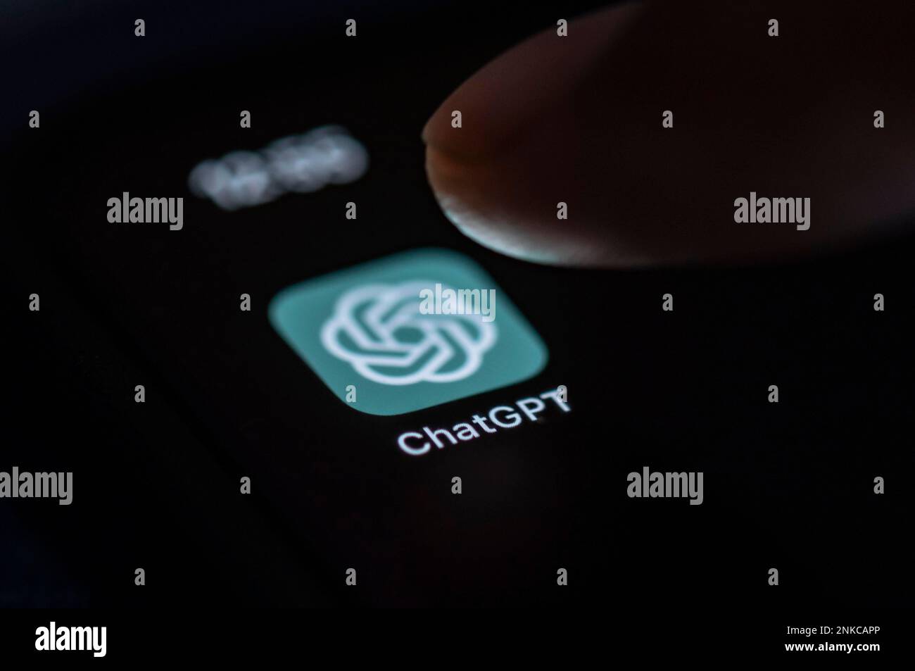 ChatGPT, chatbot di intelligenza artificiale Foto Stock