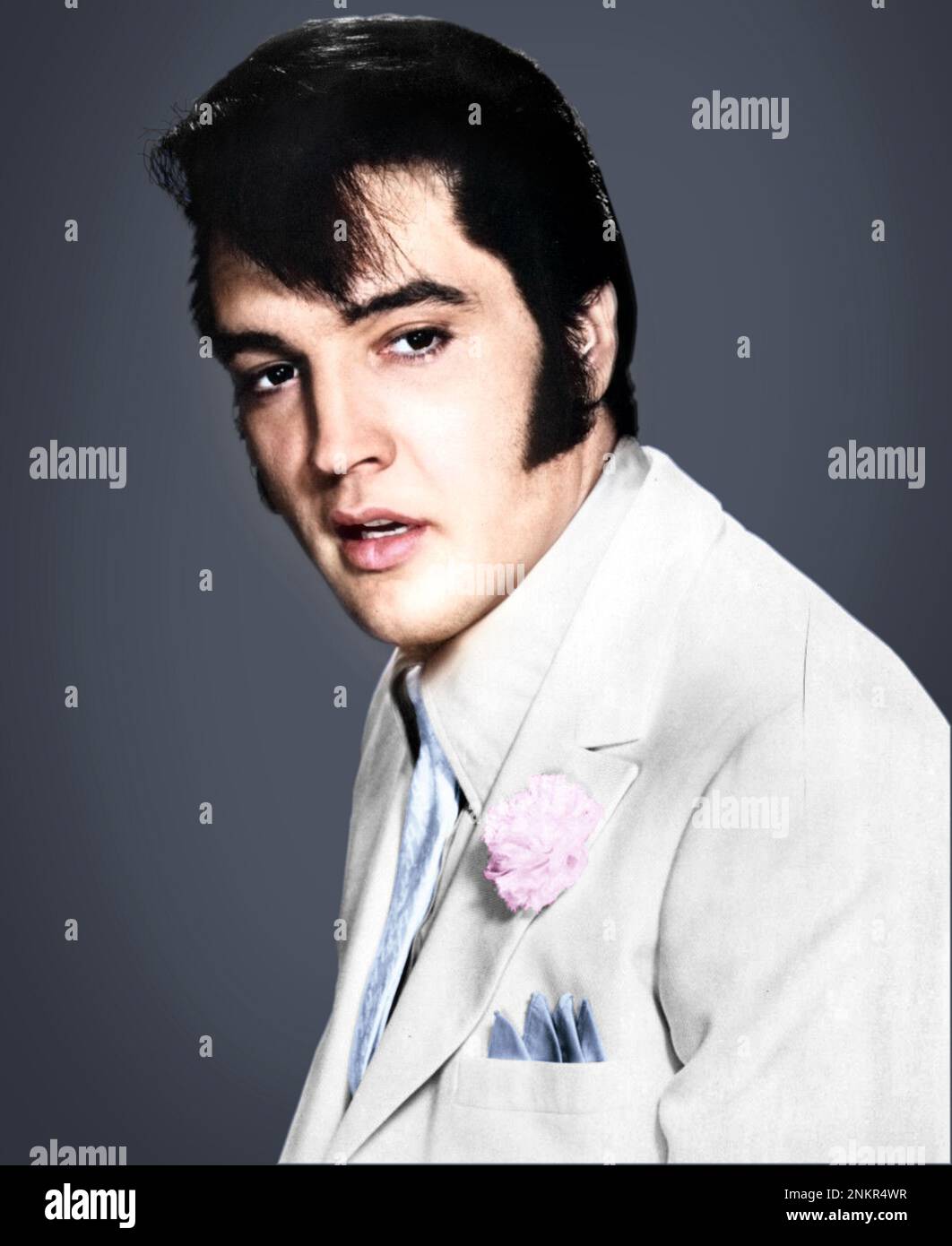 Foto pubblicitaria di Elvis Presley, 1970 Foto Stock