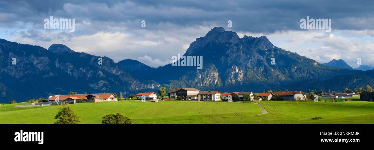 Hopfen am See, Füssen, Alpi Allgäu, Allgäu, Baviera, Germania, Europa Foto Stock