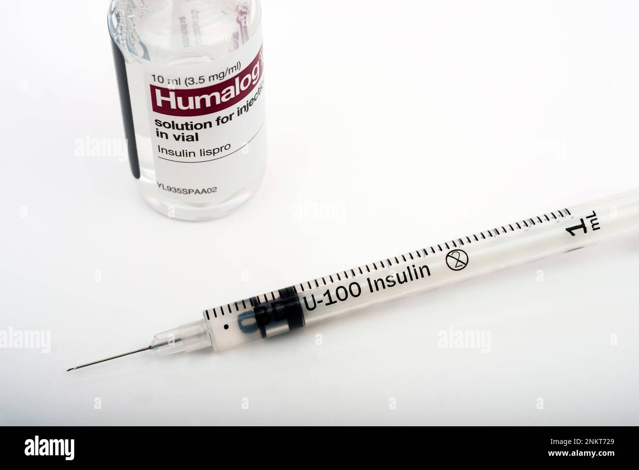 Humalog insulina Foto Stock