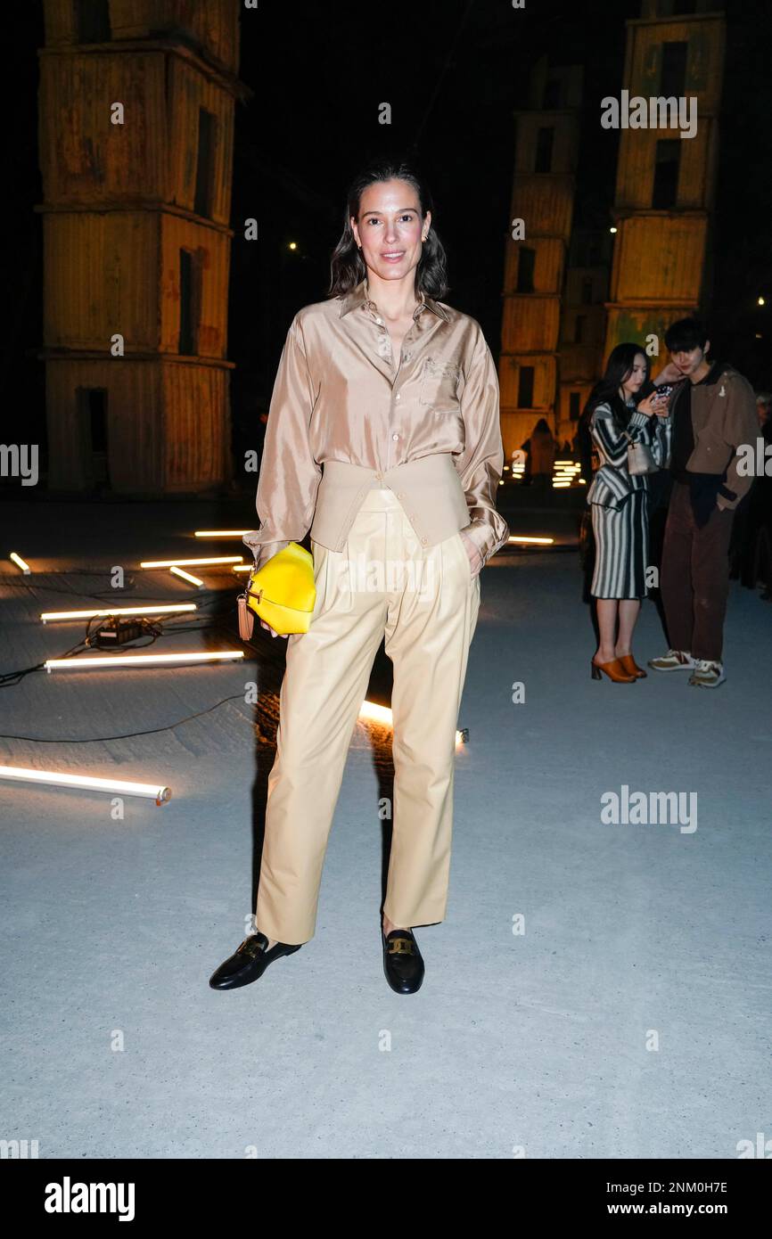 Milano, Italia. 24th Feb, 2023. Tod's fashion show - nella foto: CHIARA BASCHETTI Credit: Independent Photo Agency/Alamy Live News Foto Stock