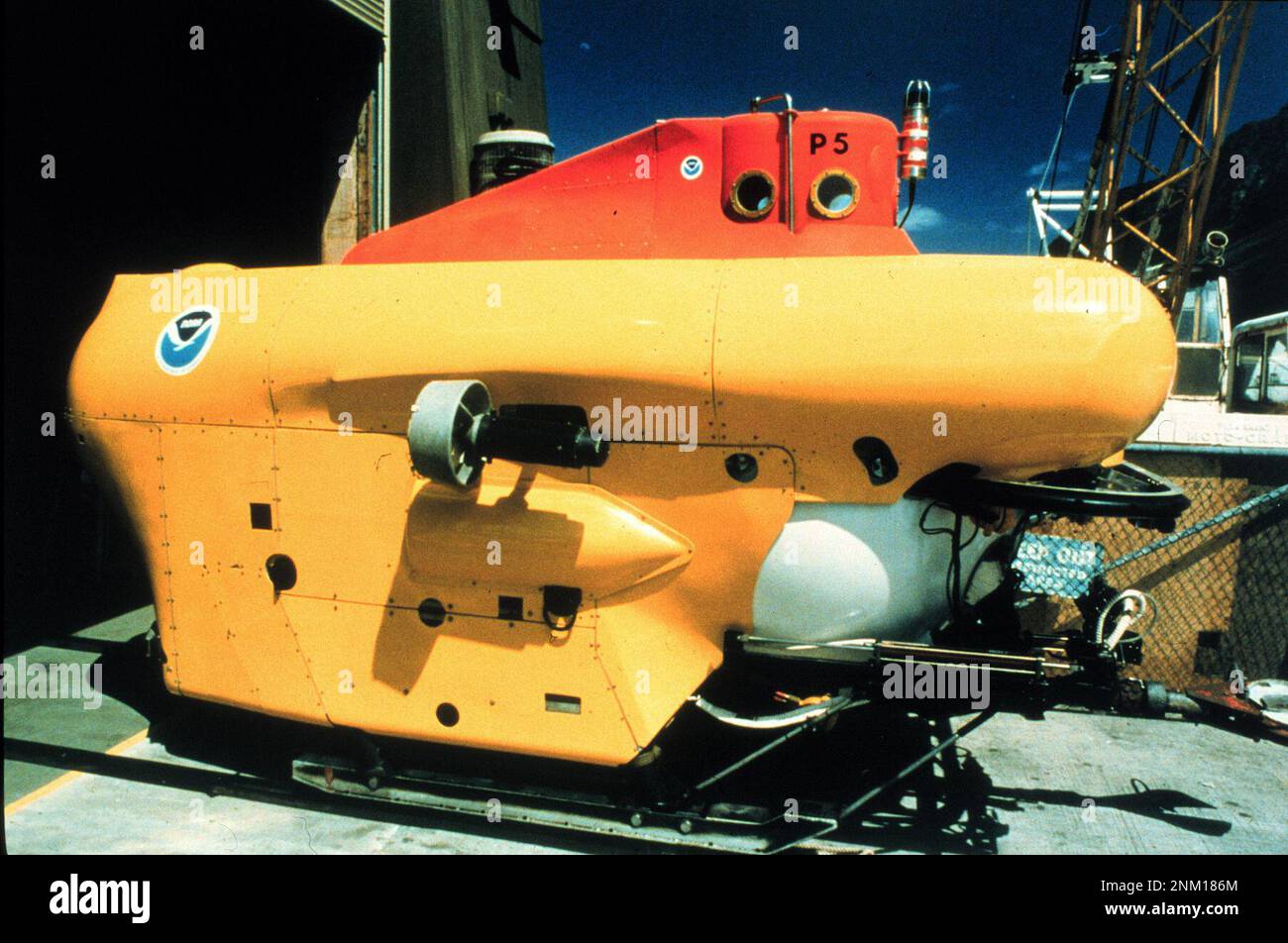 PESCI V gestito dal NURP Hawaii centro immersioni a 2000 metri ca. 23 maggio 2002 Foto Stock