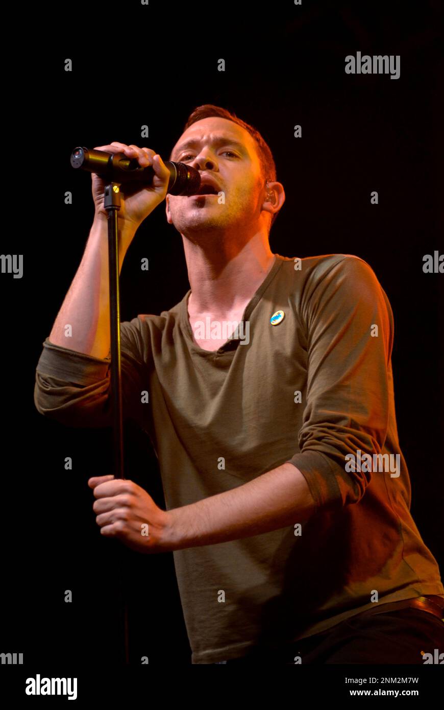 Will Young, V2008, Hylands Park, Chelmsford, Essex, Regno Unito - 16 agosto 2008 Foto Stock