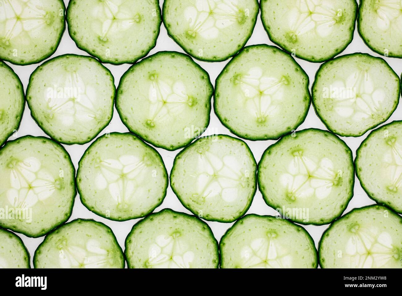 Cetriolo, texture, retroilluminazione, sfondo, astratto, sano, sfondo Foto Stock