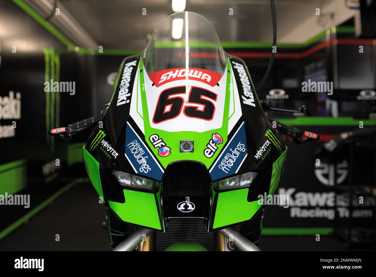 Phillip Island, Australia, 25 febbraio 2023. Jonathan Rea della GBR sul Kawasaki Racing Team WorldSBK Kawasaki durante il Campionato Mondiale Superbike FIM 2023 al Phillip Island Circuit il 25 febbraio 2023 a Phillip Island, Australia. Credit: Ivica Glavas/Speed Media/Alamy Live News Foto Stock