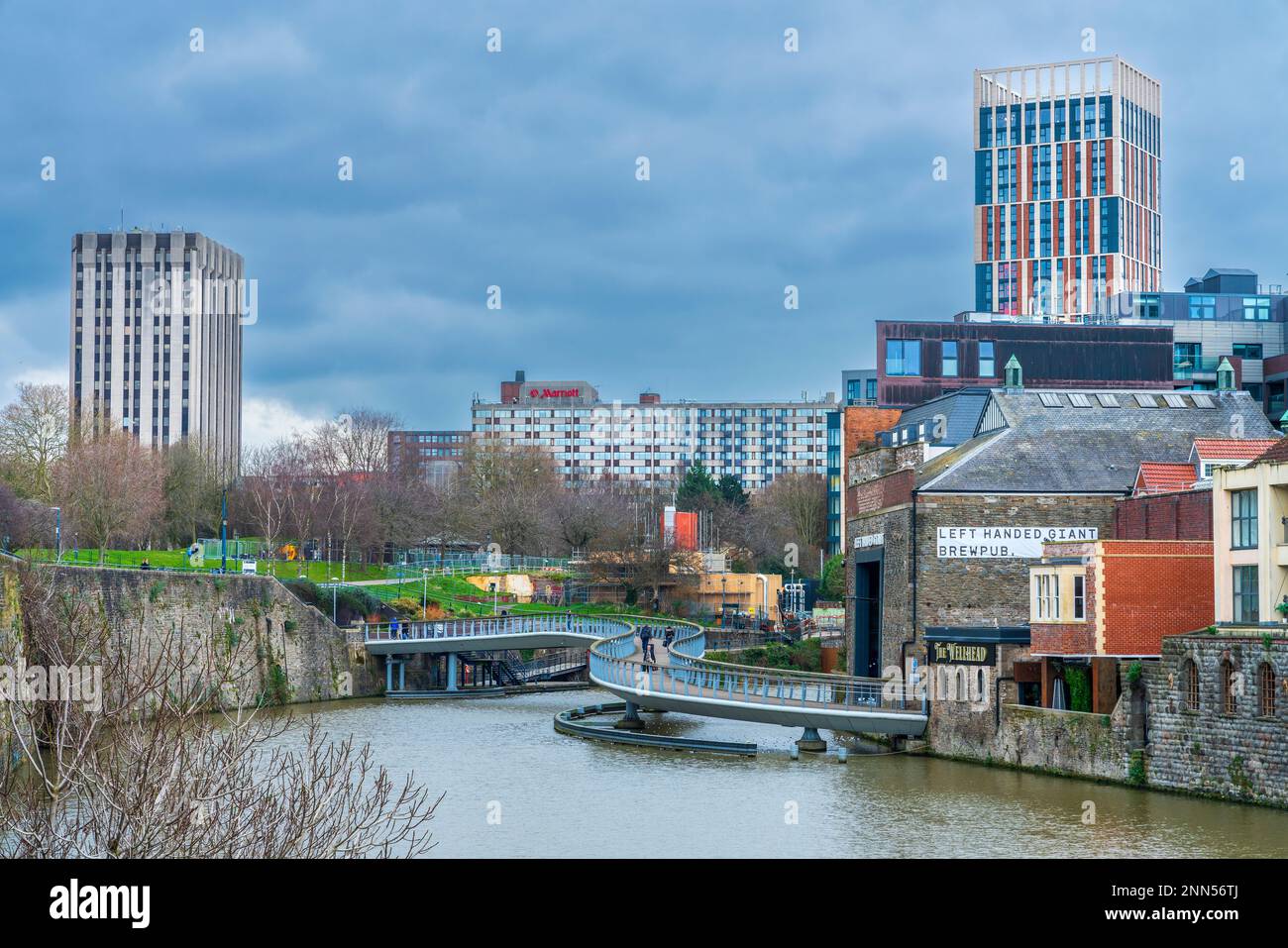 Castle Park, Bristol, Inghilterra, Regno Unito, Europa Foto Stock