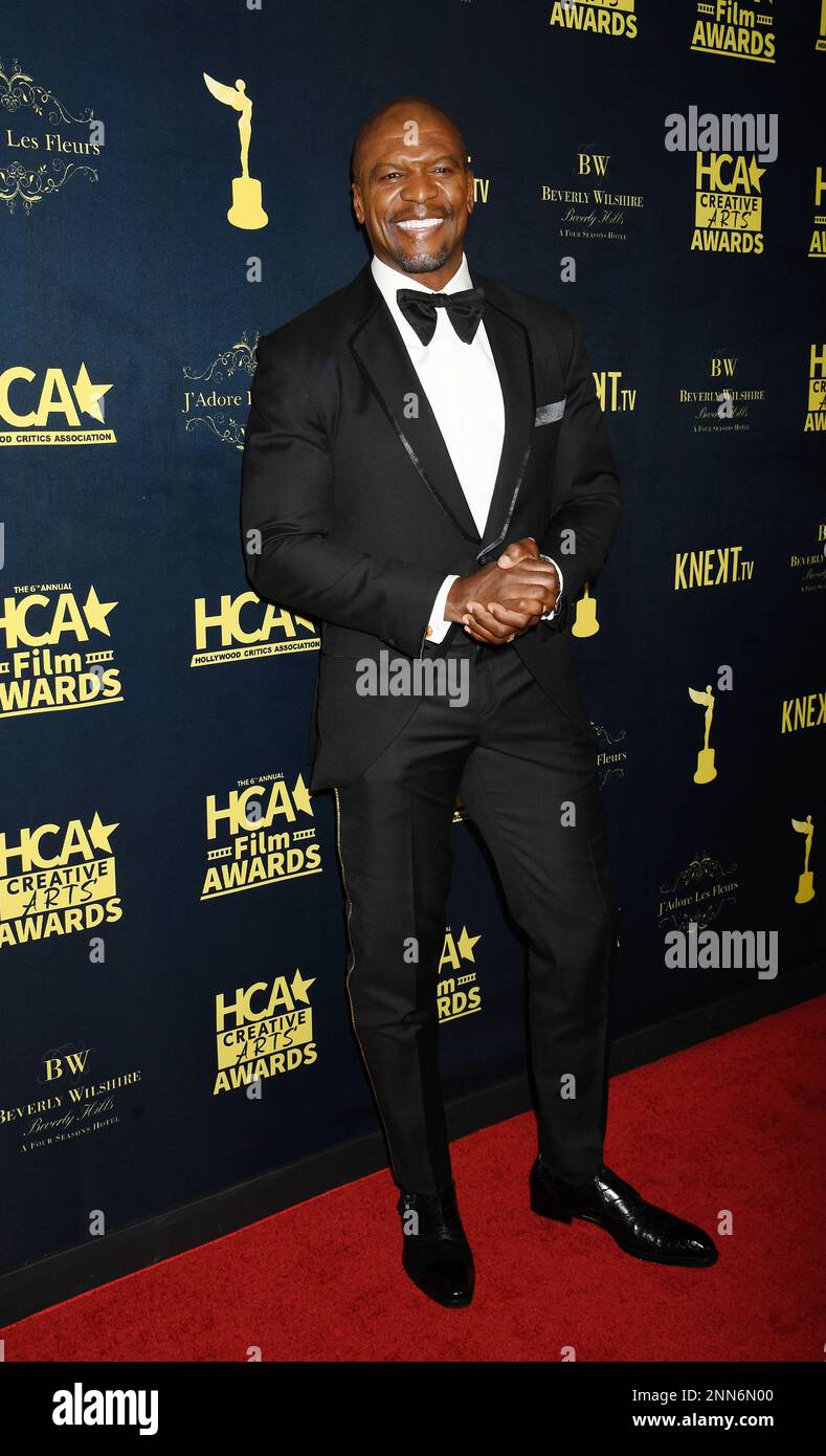 BEVERLY HILLS, CALIFORNIA - FEBBRAIO 24: Terry Crews partecipa ai 2023 HCA Film Awards dell'Hollywood Critics Association a Beverly Wilshire, A Four Seas Foto Stock