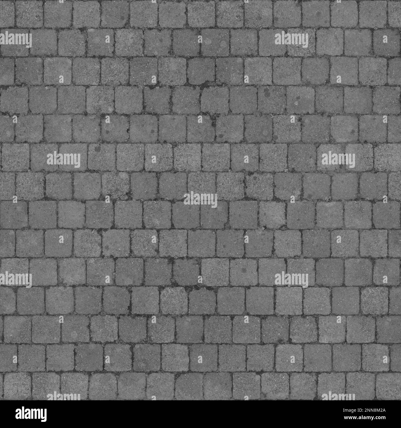 Bump map pavimenti piastrelle di cemento texture, Gloss mapping pavimenti piastrelle di cemento Foto Stock