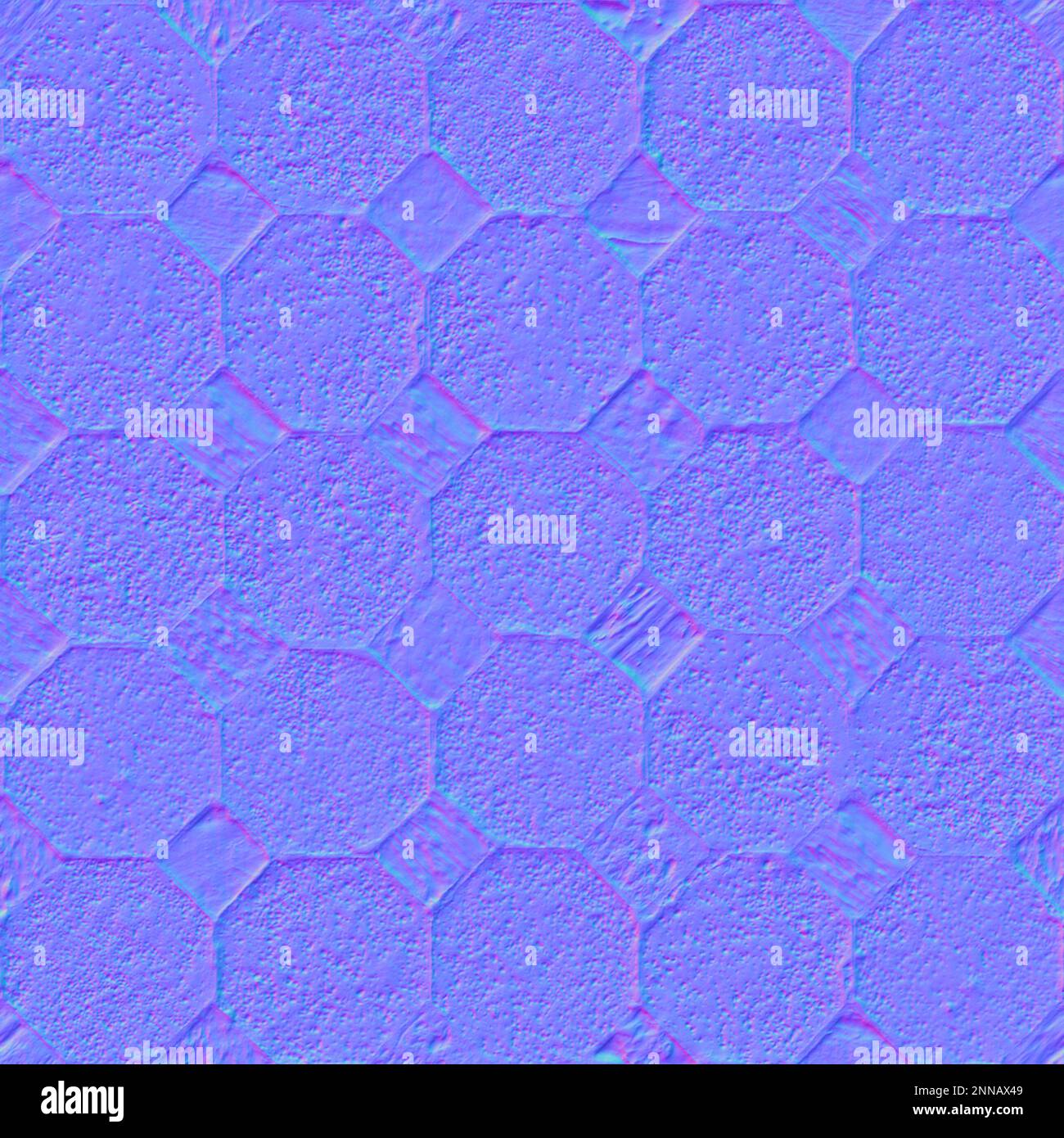 Mappa normale piastrelle di pavimento texture, Mappa normale piastrelle di pavimento Foto Stock