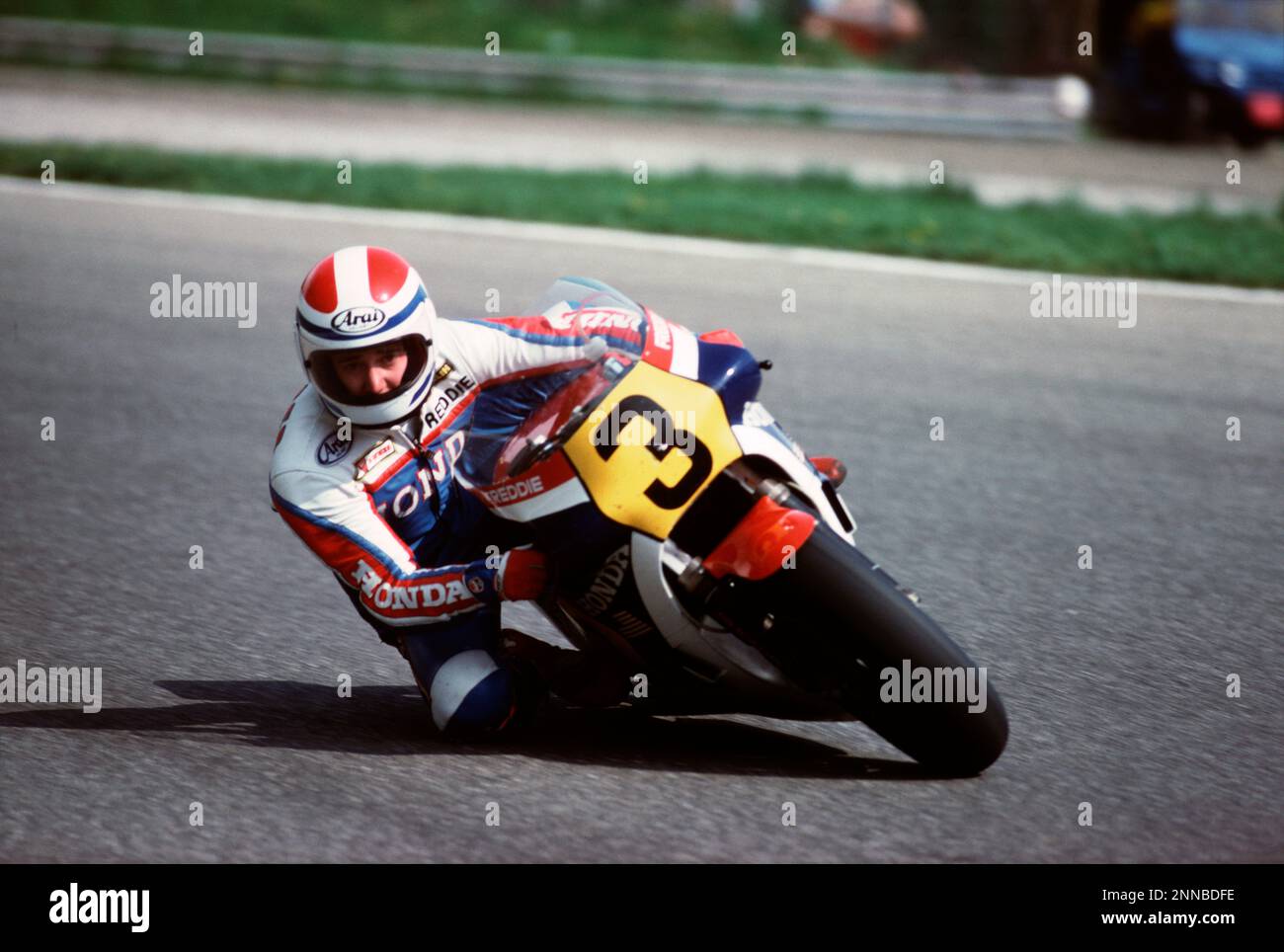 Freddie Spencer. 1983 Unite Gran Premio di Motociclismo Foto Stock