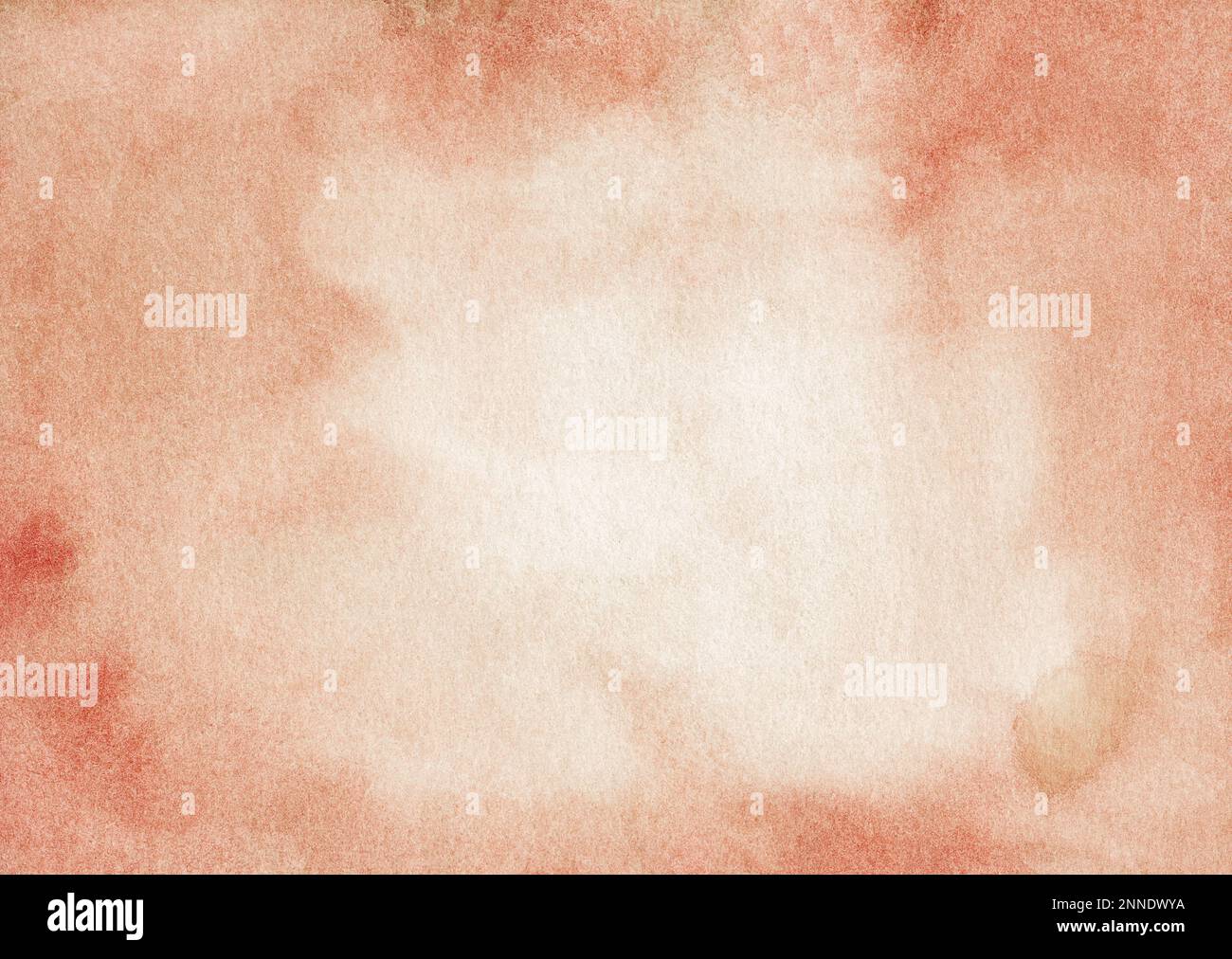 Sfondo vintage con texture color acquerello beige con toni caldi e delicati per design e decorazione. Foto Stock