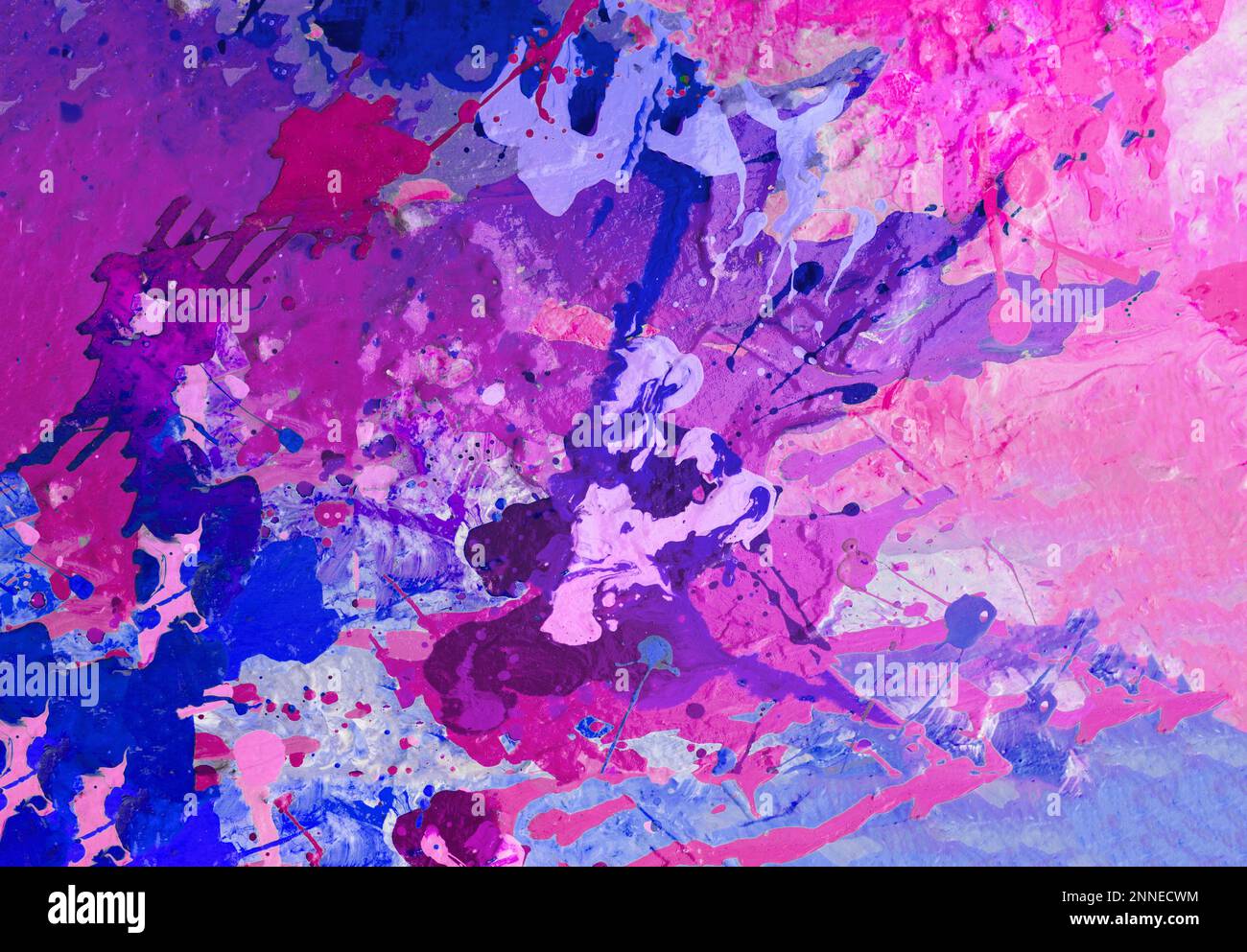 Struttura astratta di sfondo viola, rosa, blu, magenta. Spazio di copia per banner, design, poster, sfondo. Colore dell'acqua ad alta risoluzione Foto Stock