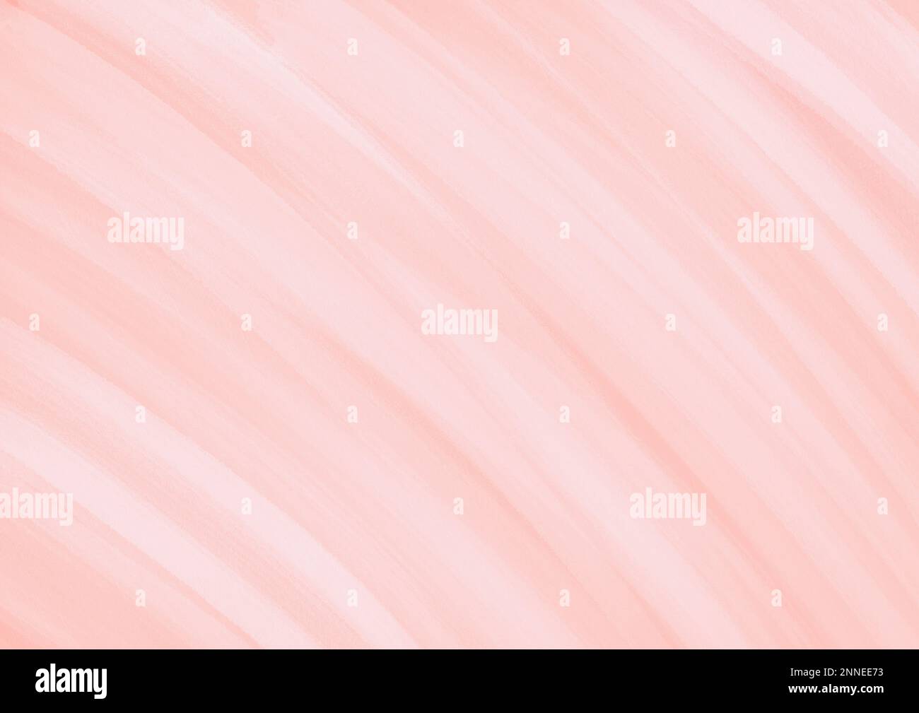 Pesca, rosa chiaro con strisce d'oro acquerello, inchiostro, trama astratta di fondo. Spazio di copia per banner, poster, sfondo per testo, design di texture ar Foto Stock