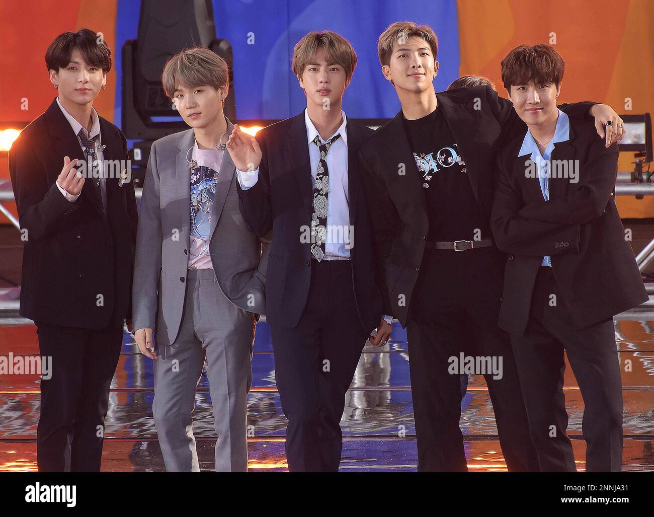 MARCH 30th 2021 South Korean KPop boy band BTS shares experiences of