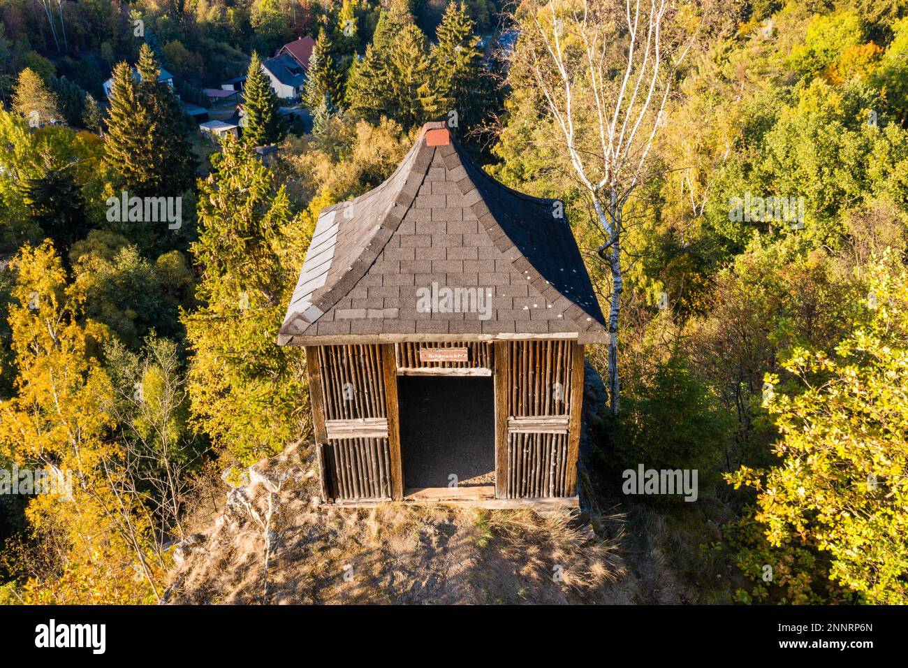 Impressioni autunnali dal Selketal in autunno Foto Stock