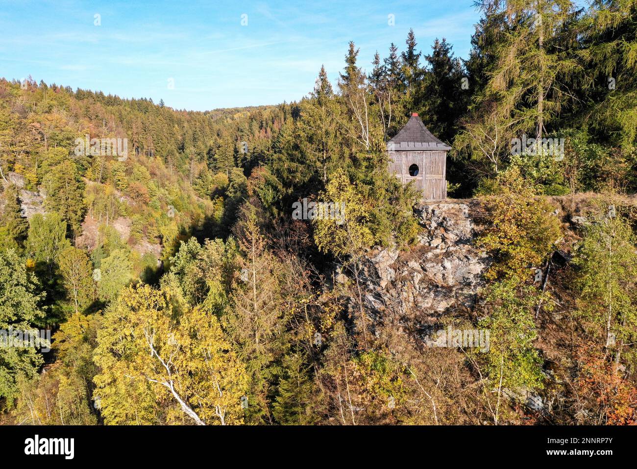 Impressioni autunnali dal Selketal in autunno Foto Stock