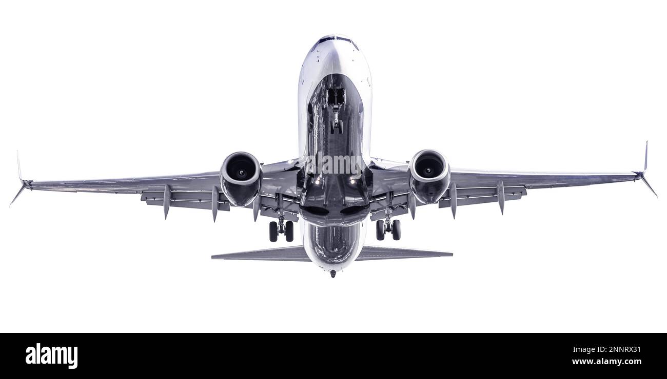 aereo isolato su sfondo bianco Foto Stock