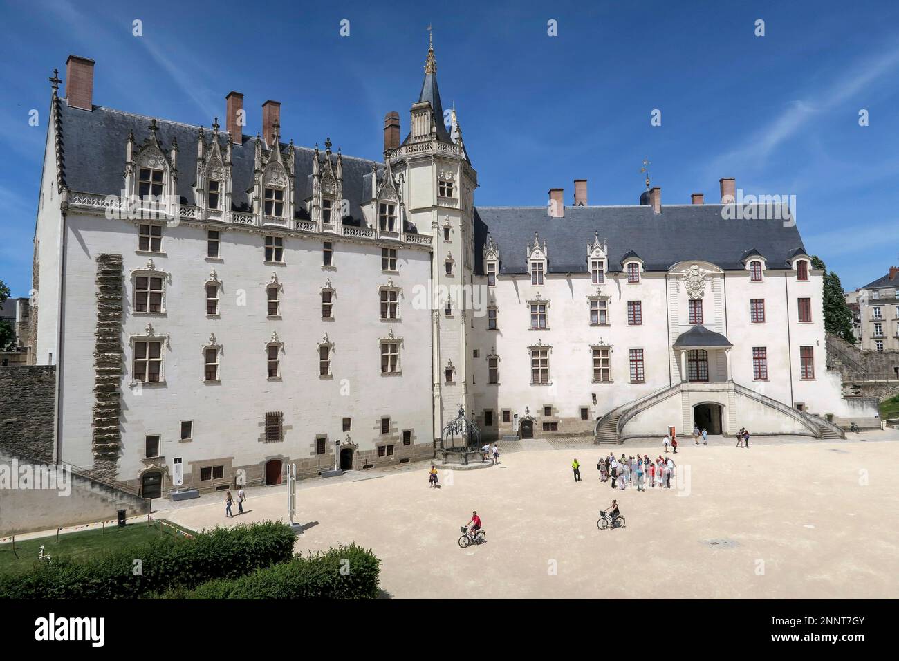 Chateau des ducs de Bretagne, Castello sulla Loira, Nantes, Dipartimento Loire-Atlantique, Francia Foto Stock