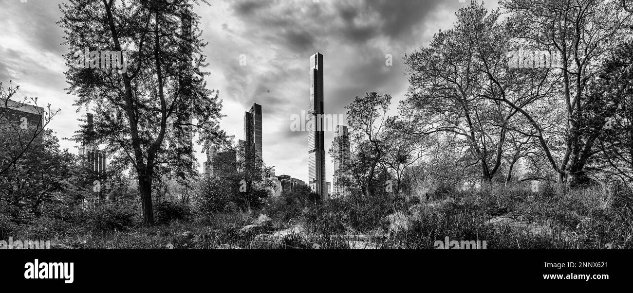 Il Central Park di New York City, New York, Stati Uniti d'America Foto Stock