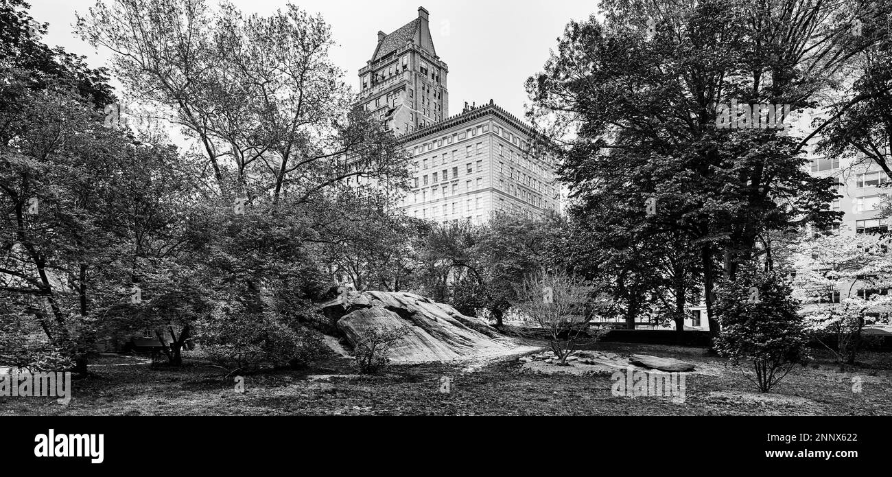 Il Central Park di New York City, New York, Stati Uniti d'America Foto Stock