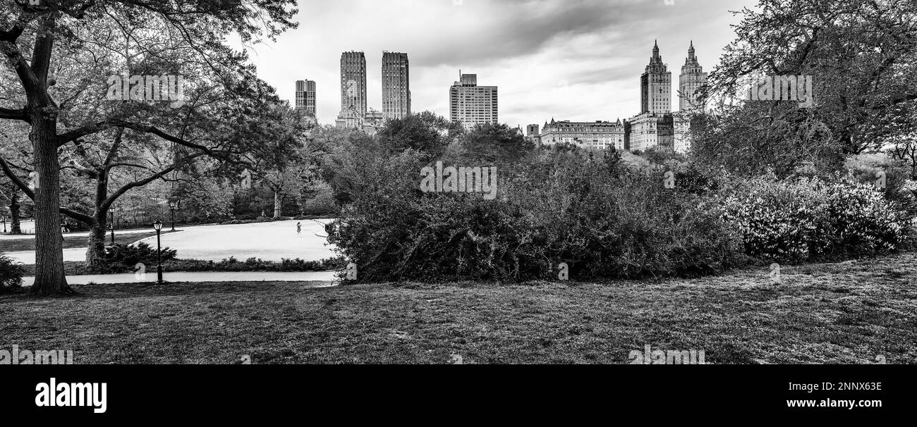 Il Central Park di New York City, New York, Stati Uniti d'America Foto Stock