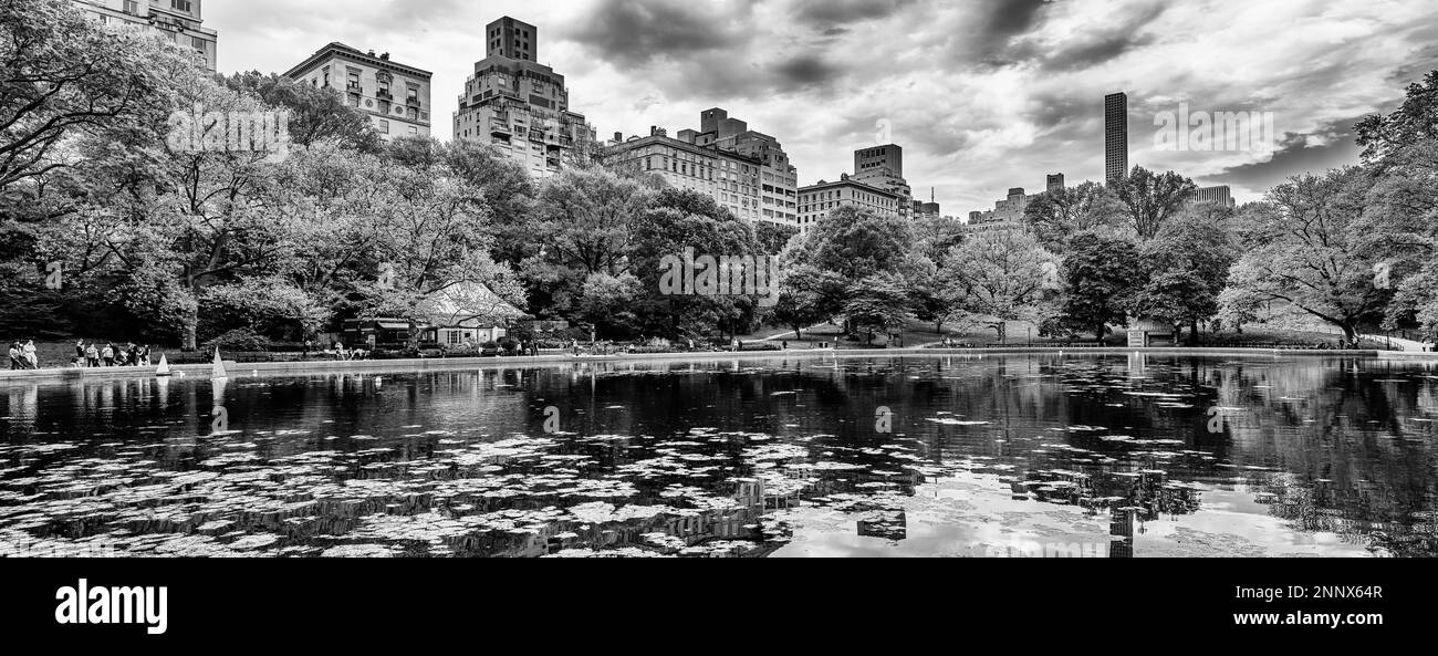 Il Central Park di New York City, New York, Stati Uniti d'America Foto Stock