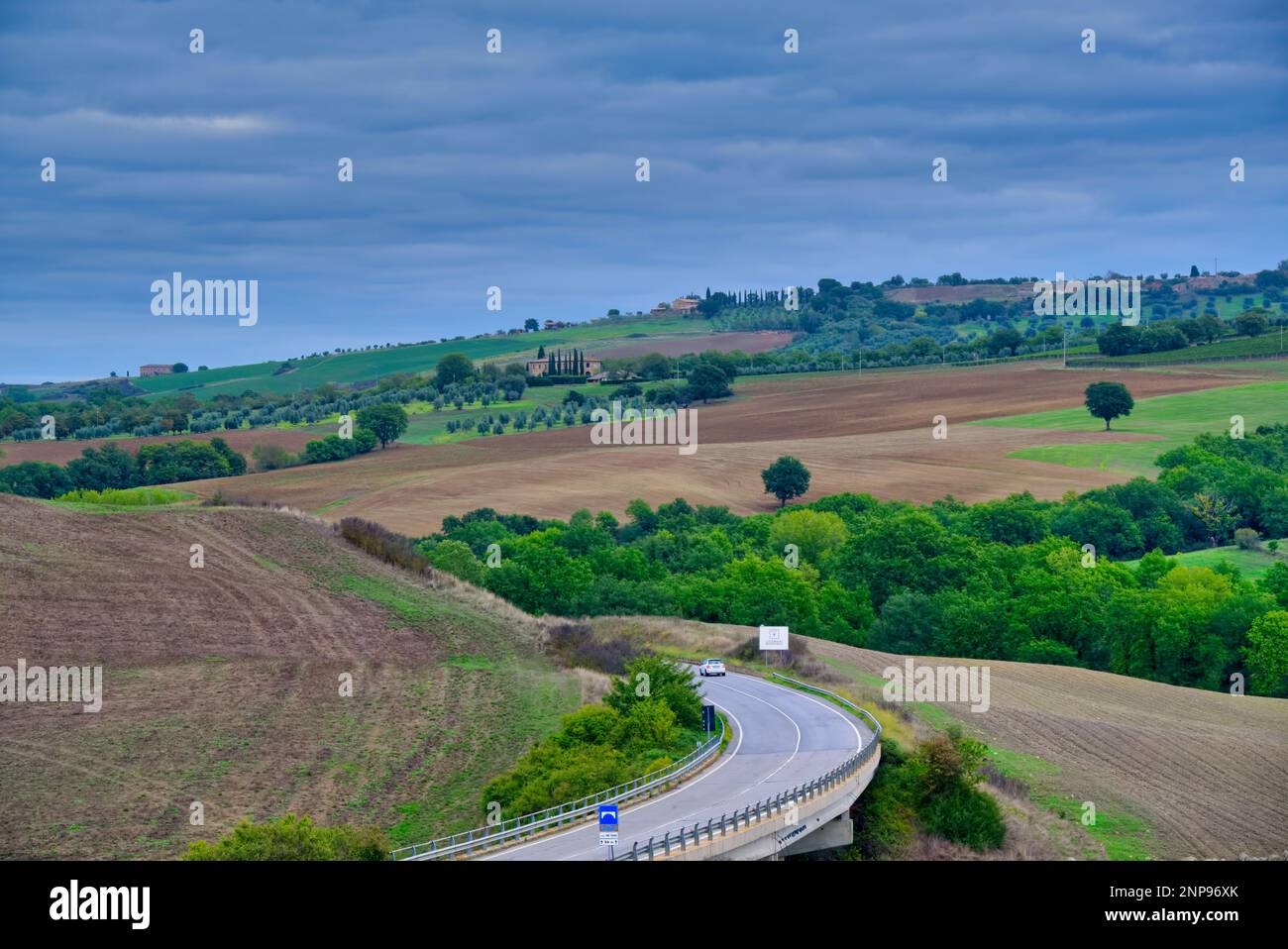 Location:43° 4' 25,26' N, 11° 37' 32,42' e taken @Siena, Italy Siena, Tuscany, 53026, Italy Foto Stock